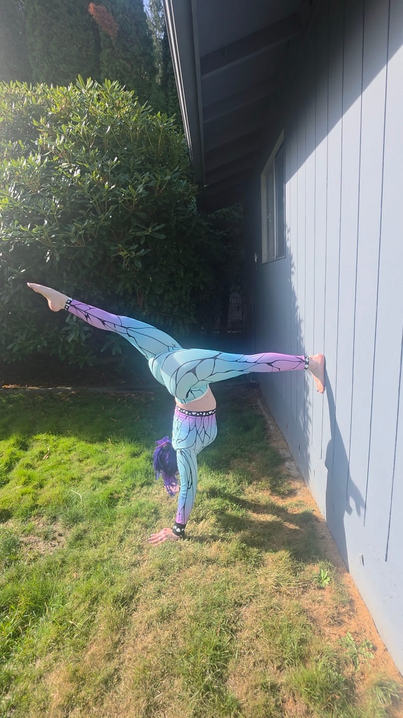 Customer photo review of Butterfly Seamless Leggings