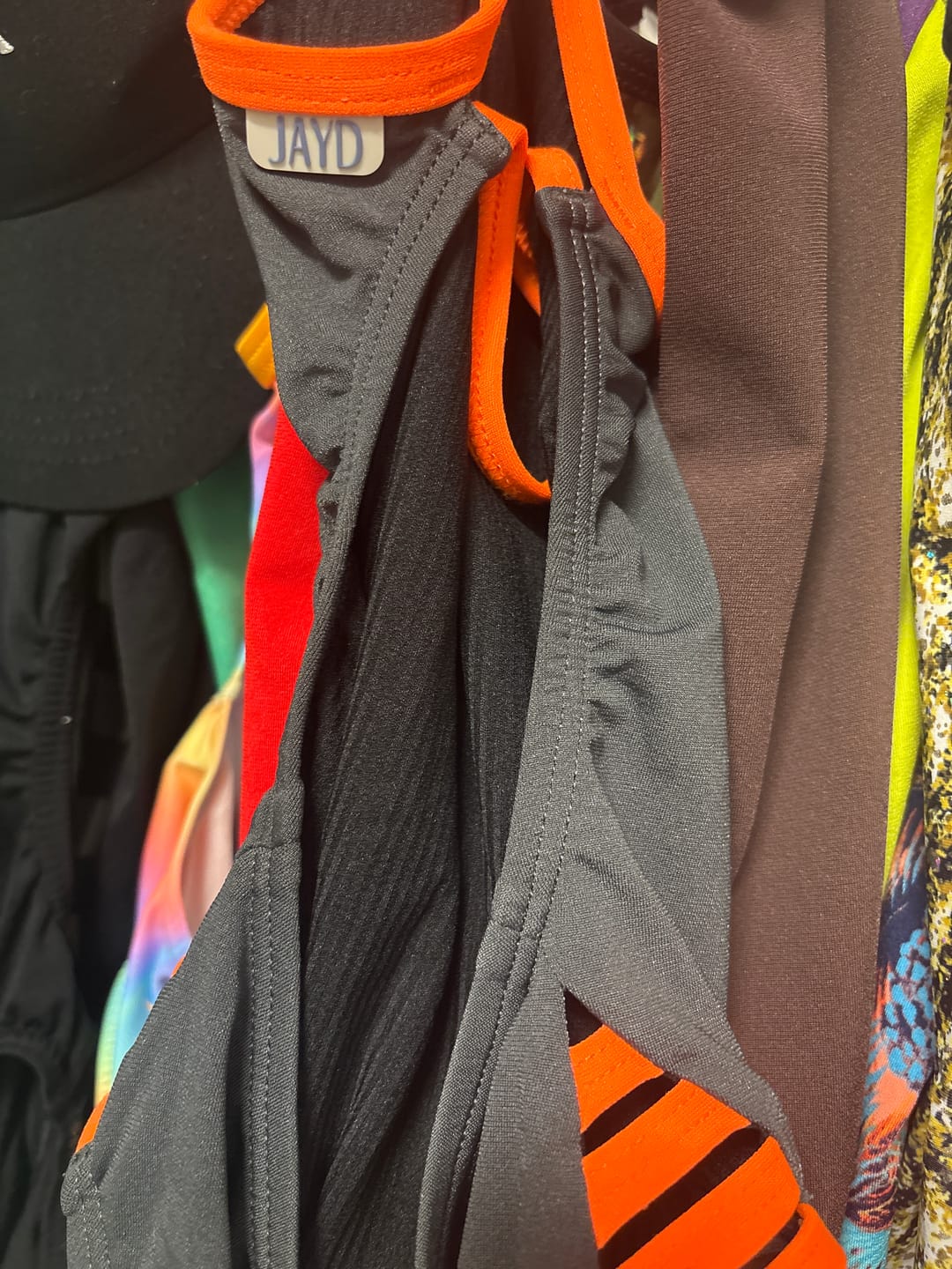 Customer photo review of ZAMBIA ONE PIECE - Carbon|Neon Orange (Pre-Order)