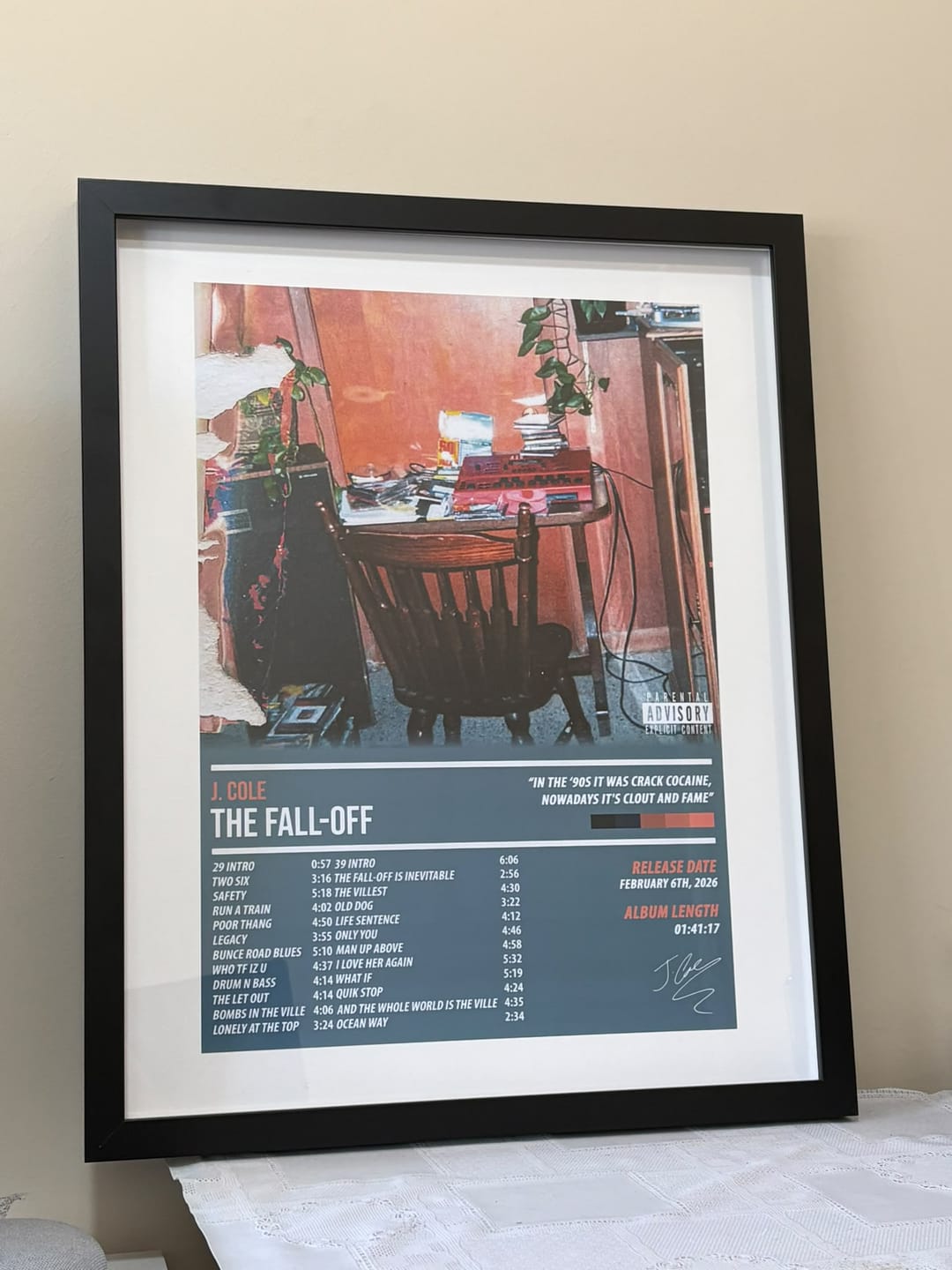 Customer photo review of Karan Aujla - Aujla SZN 1 | ALBUM POSTER
