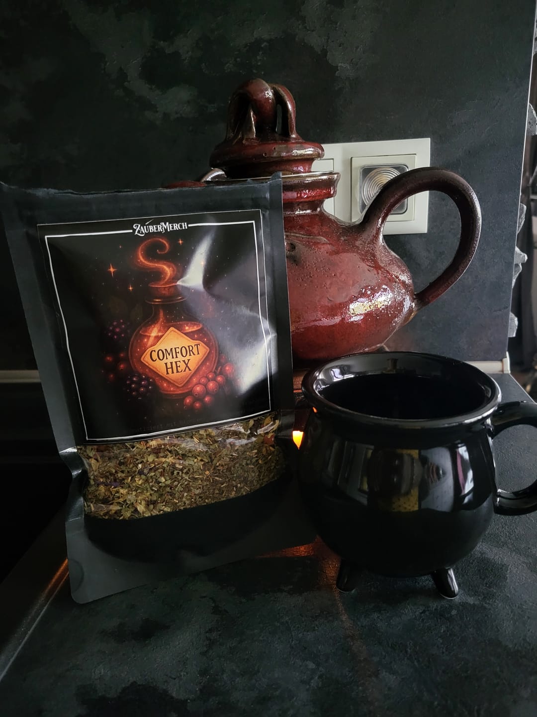 Customer photo review of Comfort Hex – Cozy Kräutertee mit Brombeer & Johannisbeere | Limitierter Cozy Season Tee
