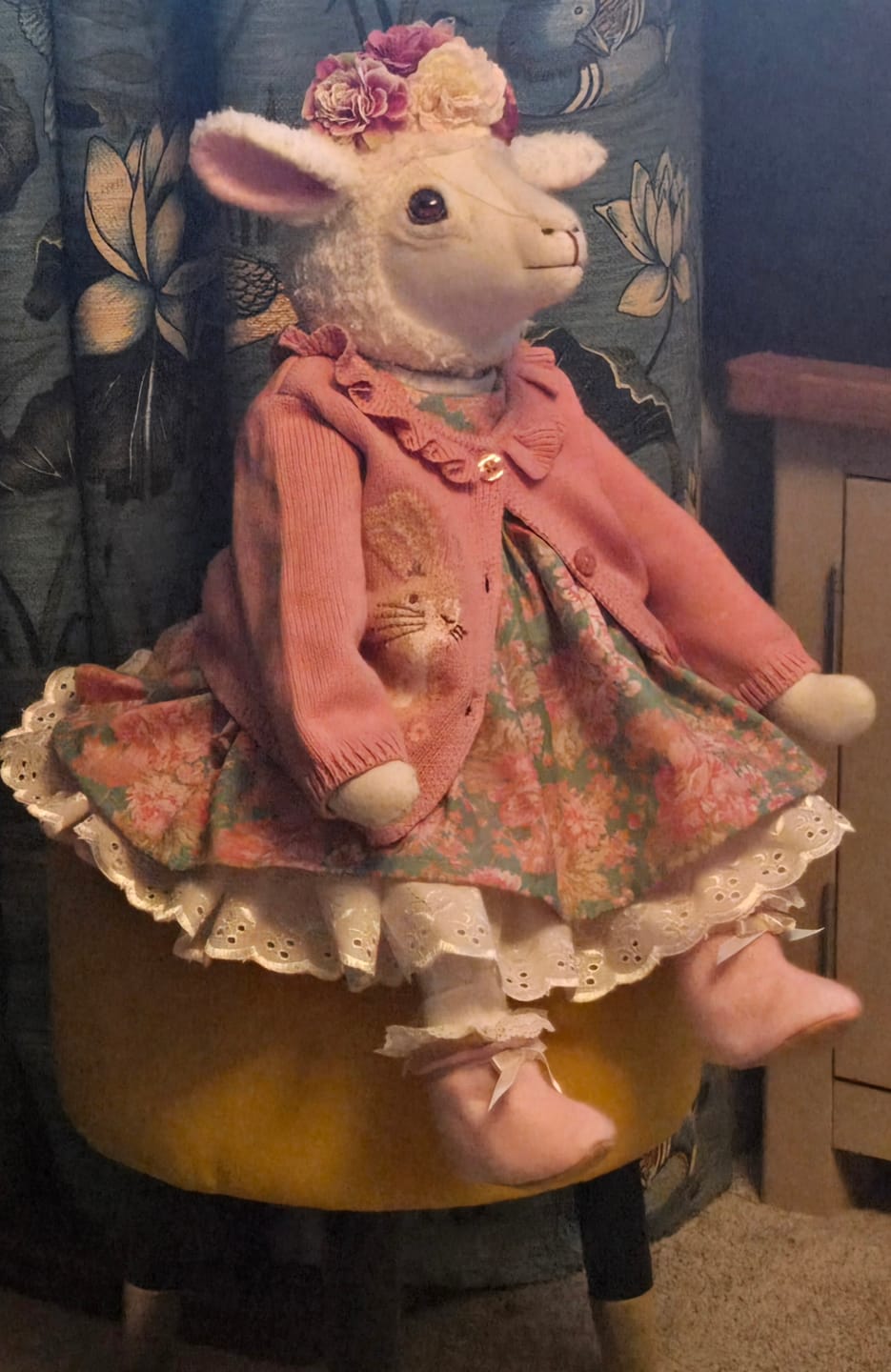 Customer photo review of "Darling"  Sheep  PDF Pattern  Approx 32cm Seated