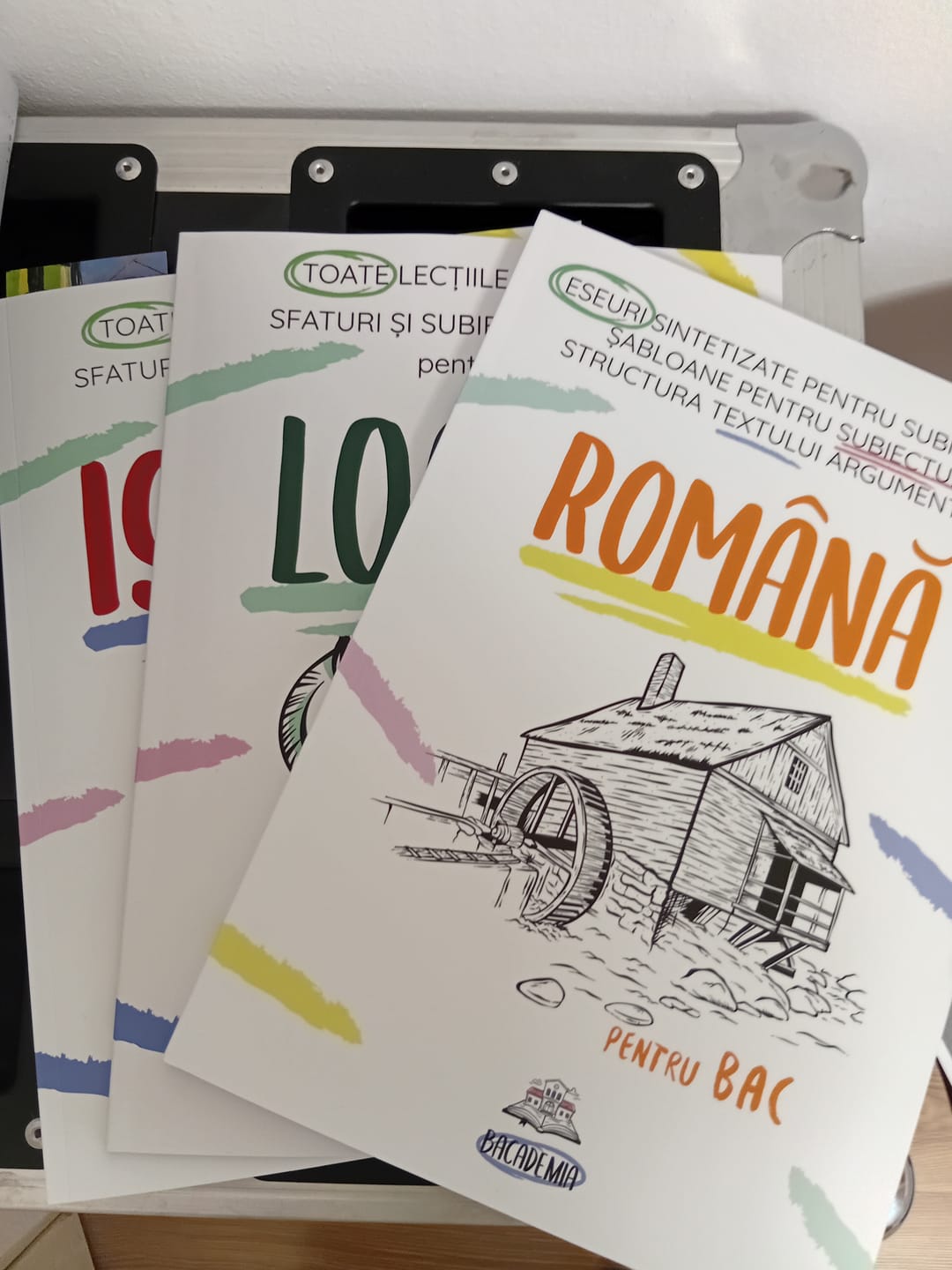 Customer photo review of Pachet Bacalaureat (Română + Istorie + Logică) Bacademia