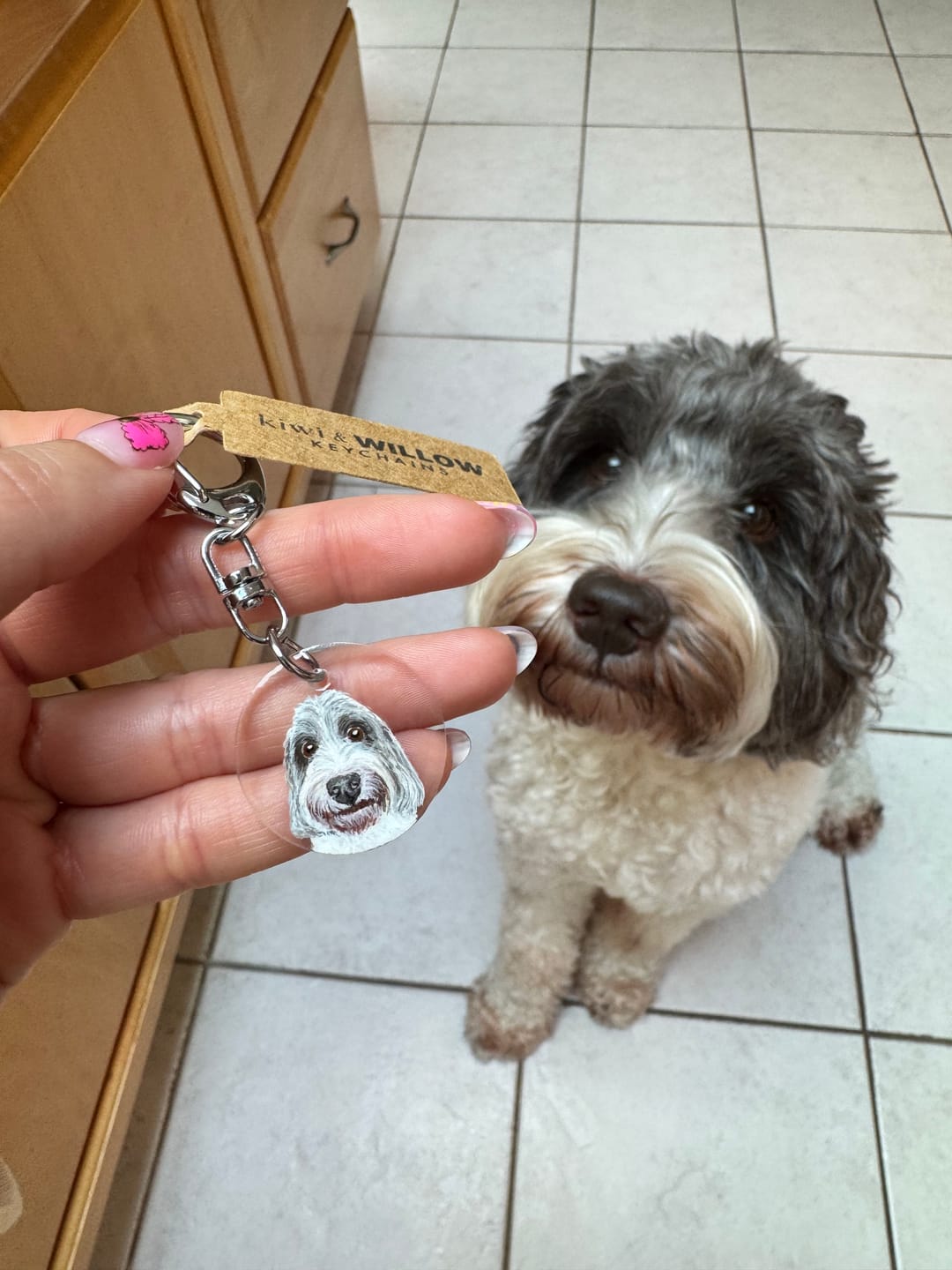 Customer photo review of Custom Pet Charms