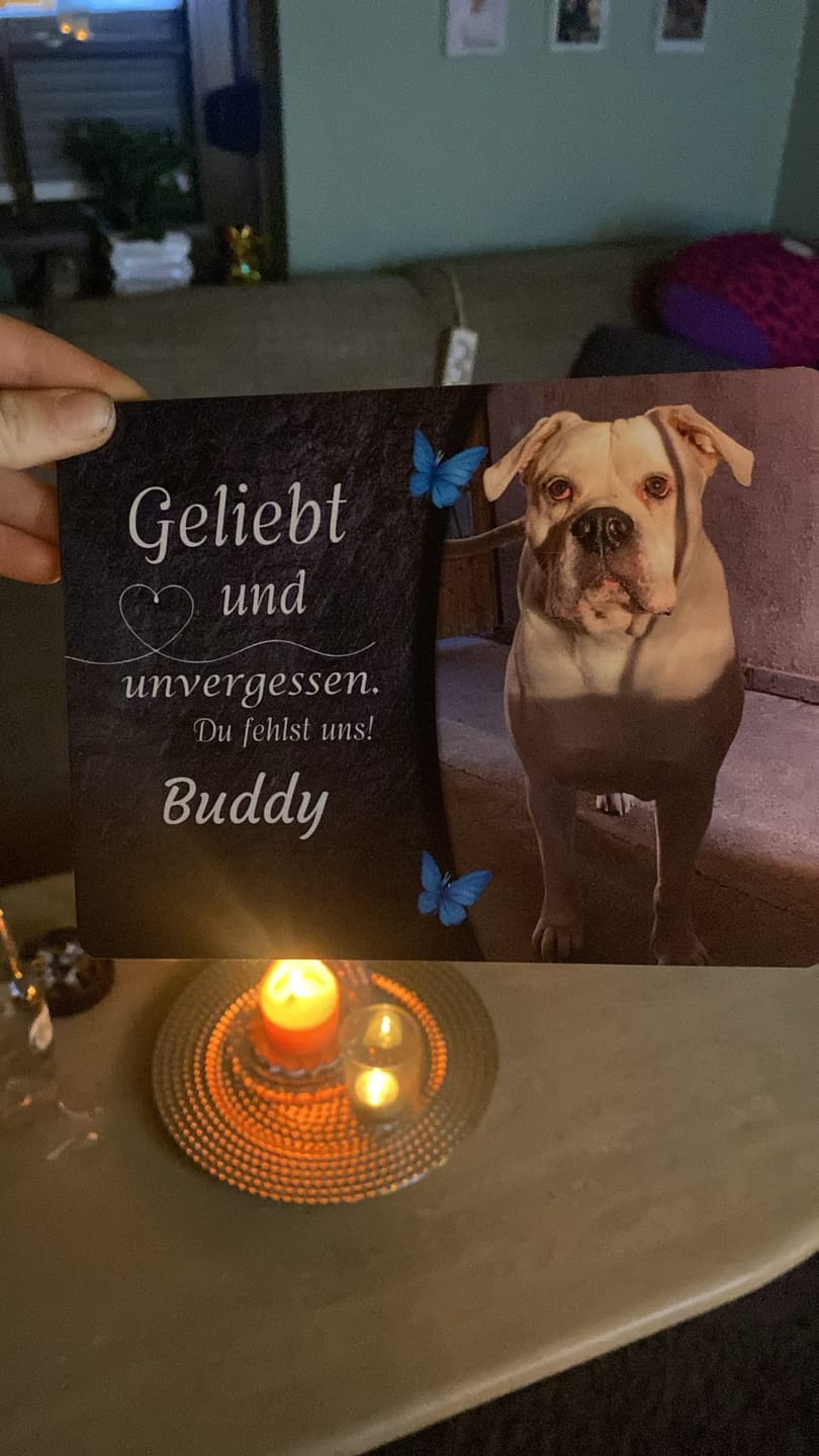Customer photo review of Angebot - Gedenktafel