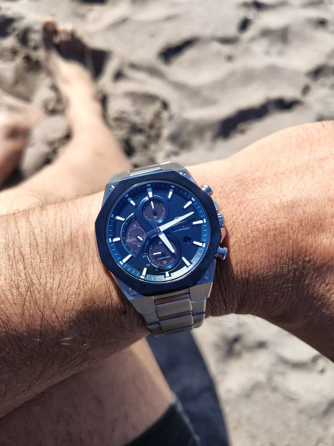 Customer photo review of Reloj Casio Edifice EFS-S570DB-2A Chrono Tough Solar Sapphire