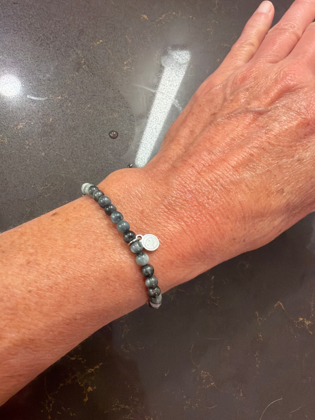 Customer photo review of Hawk's Eye Bracelet Mini