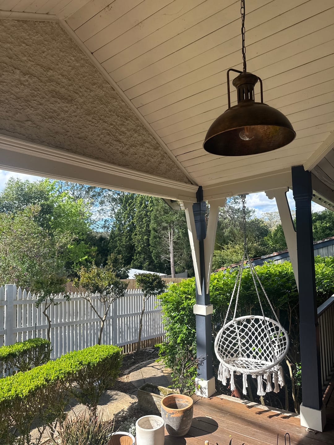 Customer photo review of Farmhouse Rustic Rusty Dome Pendant Light