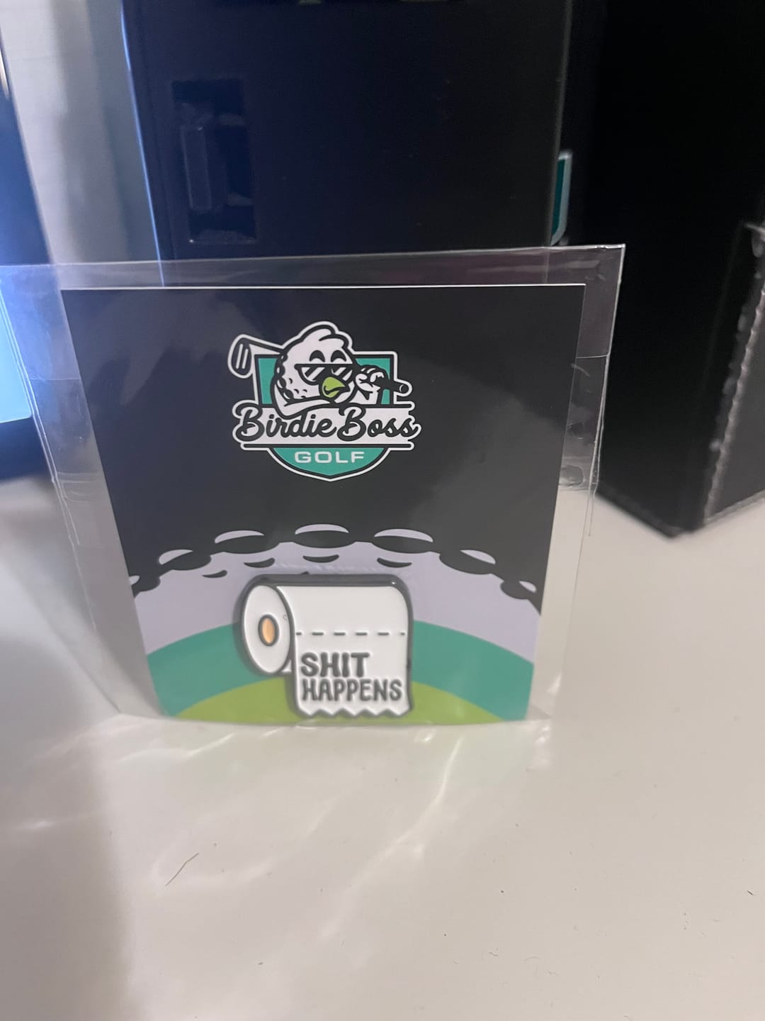 Customer photo review of Shit Happens - Ball Marker