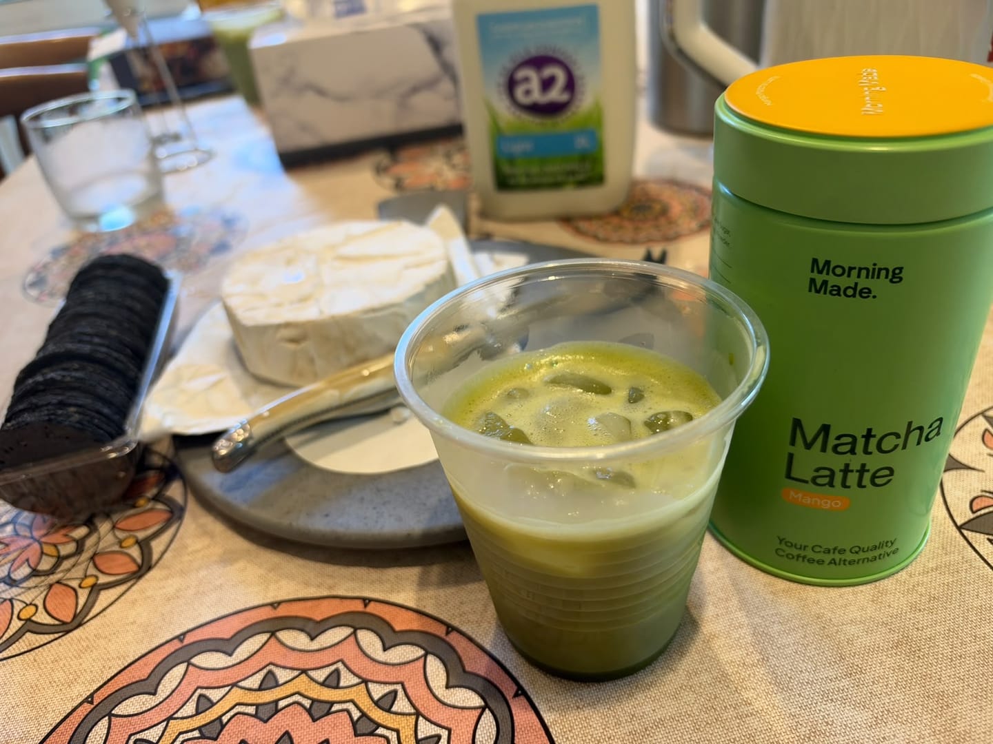 Customer photo review of Mango Matcha Latte