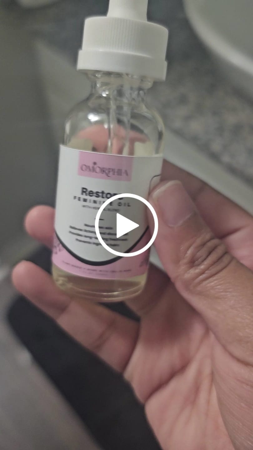 Customer video review of Restore Feminine Oil - Yoni Oil