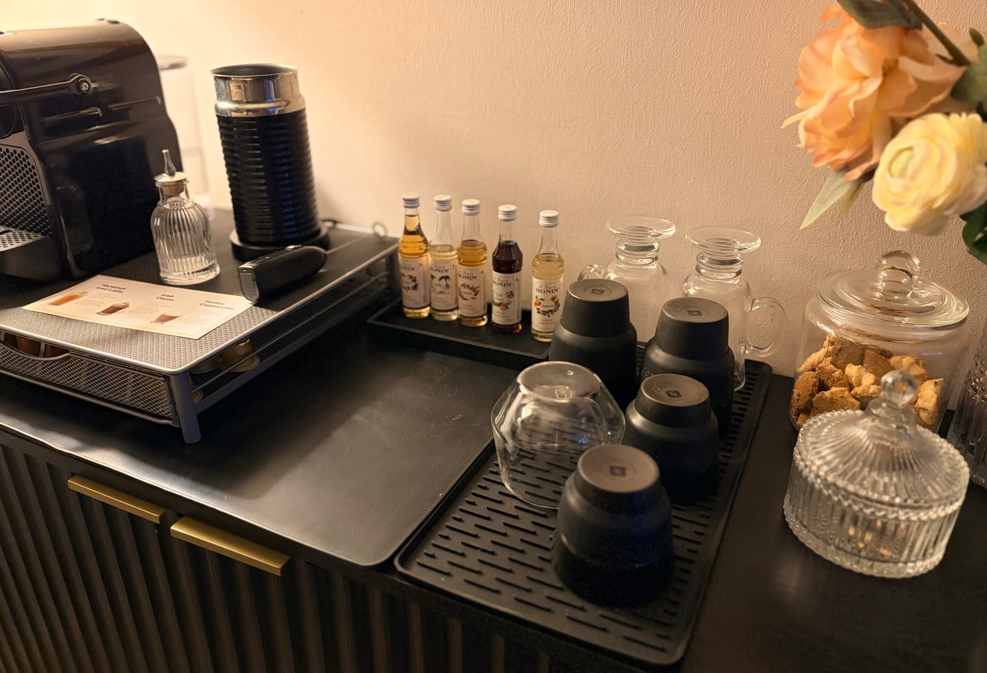 Customer photo review of Syrup Monin Coffee Collection 5 Sabores de 50 Ml c/u