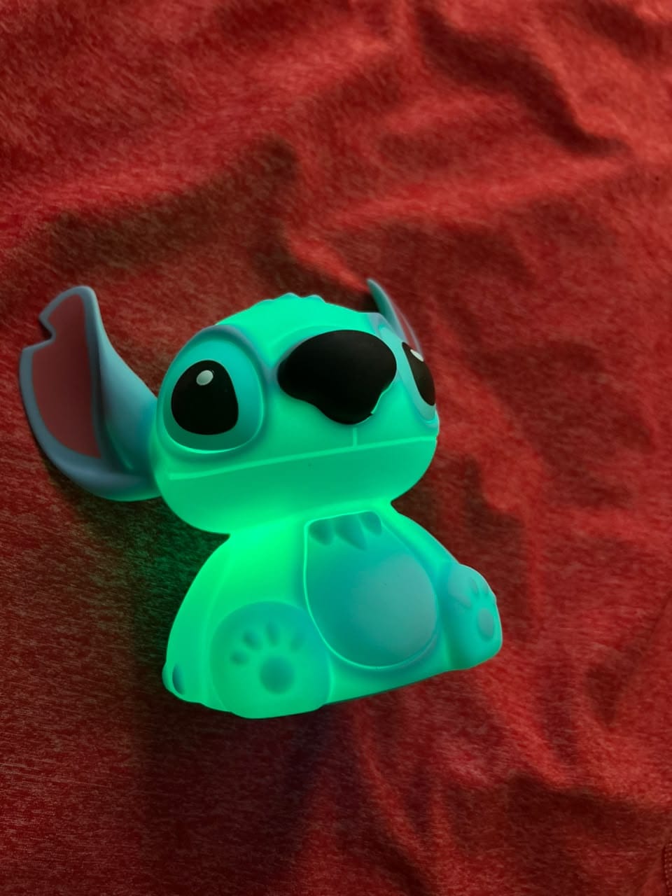 Customer photo review of Lámpara LED recargable de Stitch