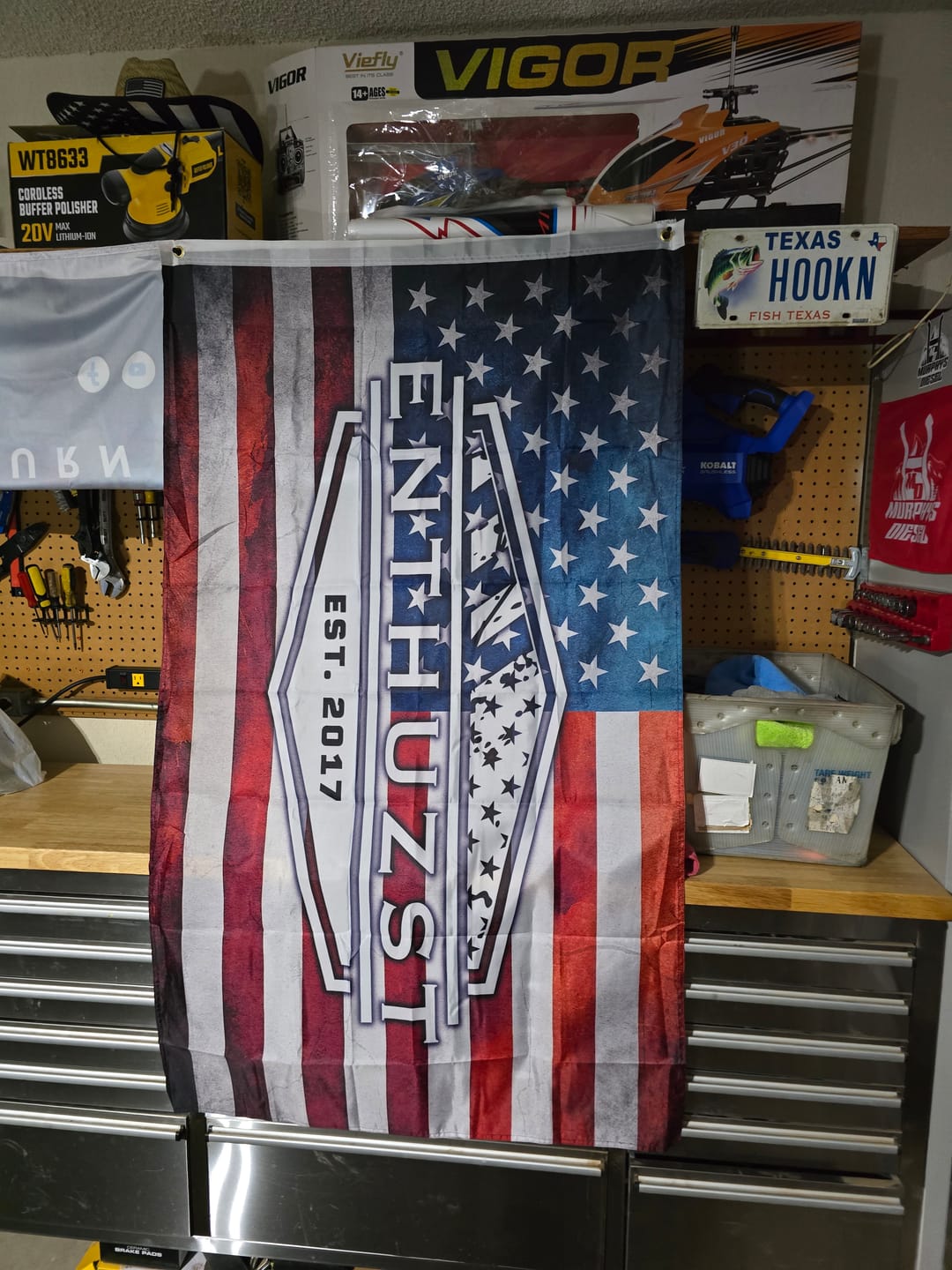 Customer photo review of HOLY GRAIL FLAG