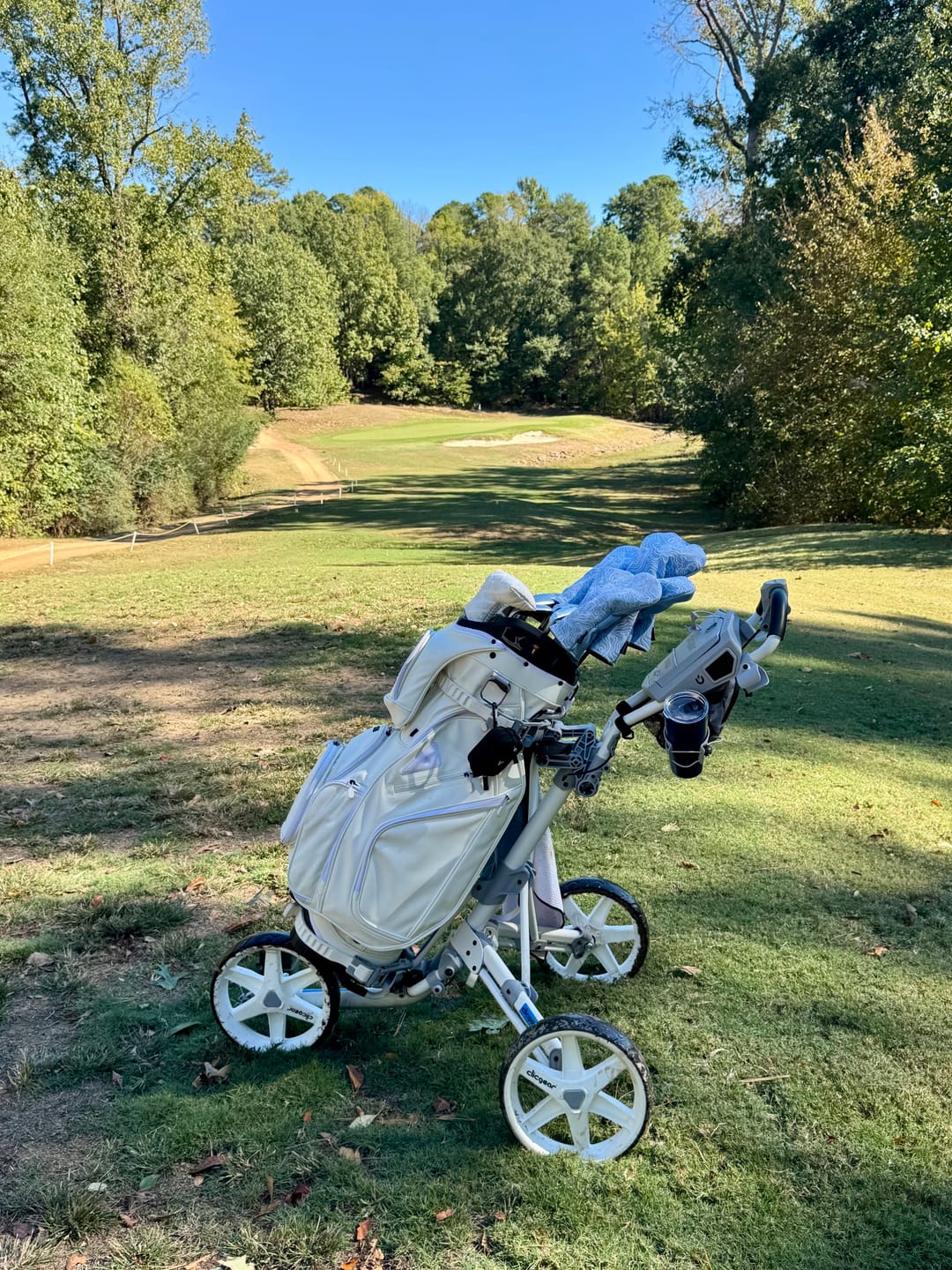 Customer photo review of Topographic Edition - Carolina Blue / Embroidered Pure White