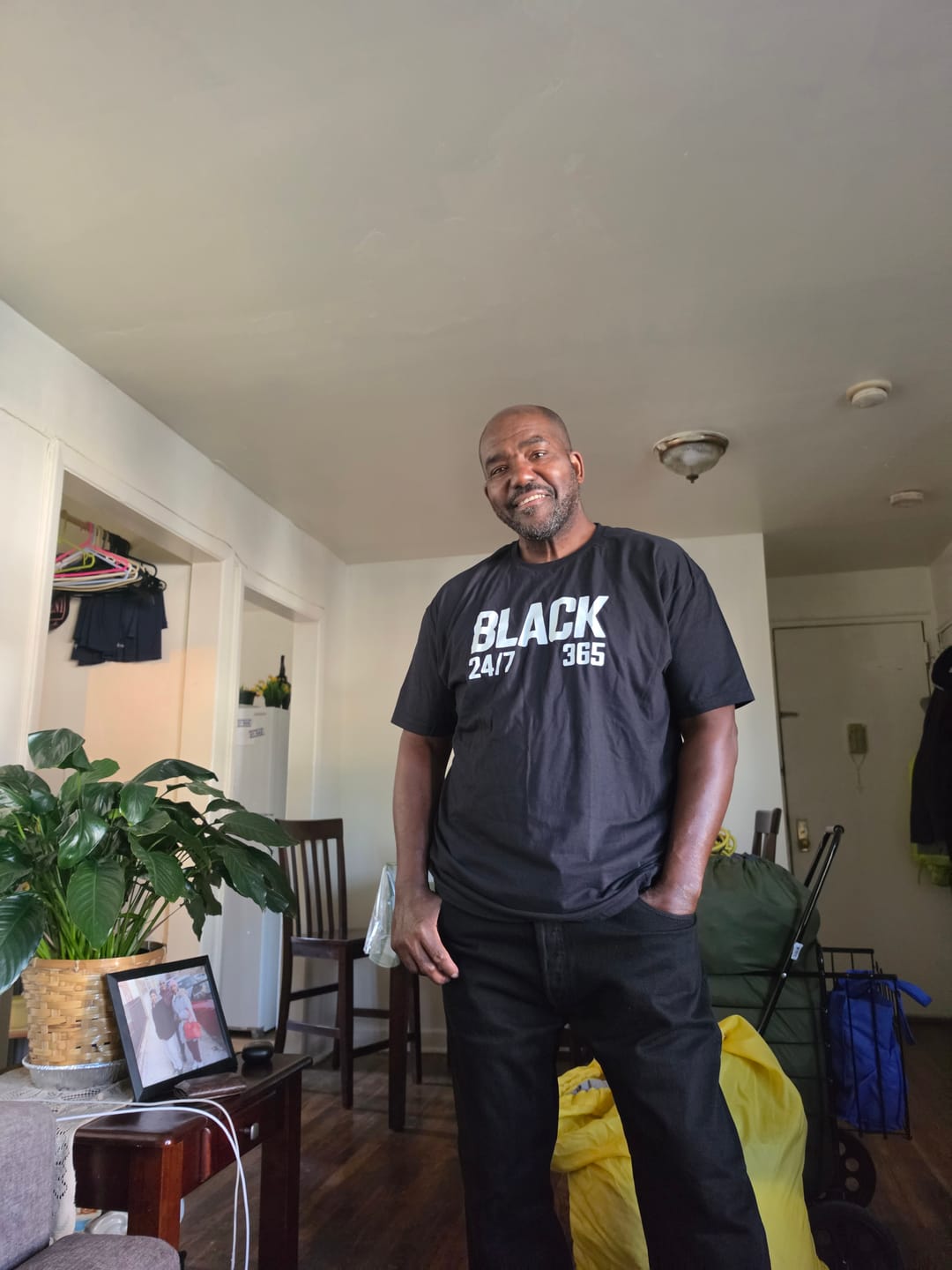Customer photo review of Black 24/7 365 Tee