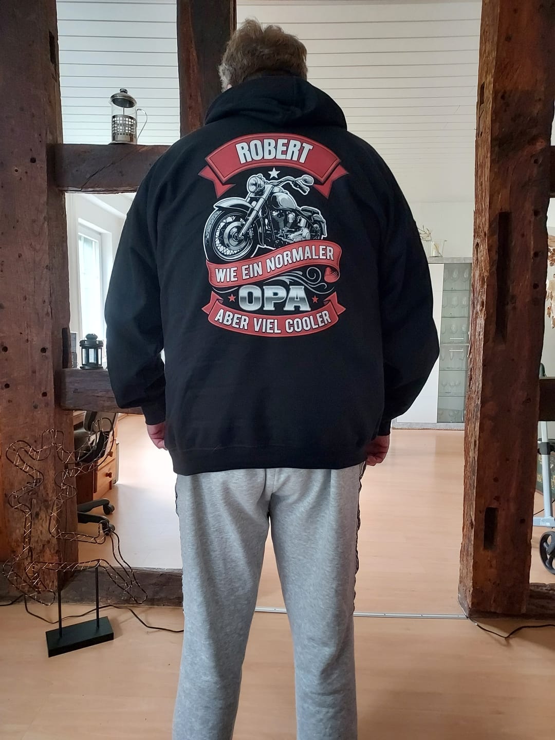 Customer photo review of Biker Opa - Personalisierbar