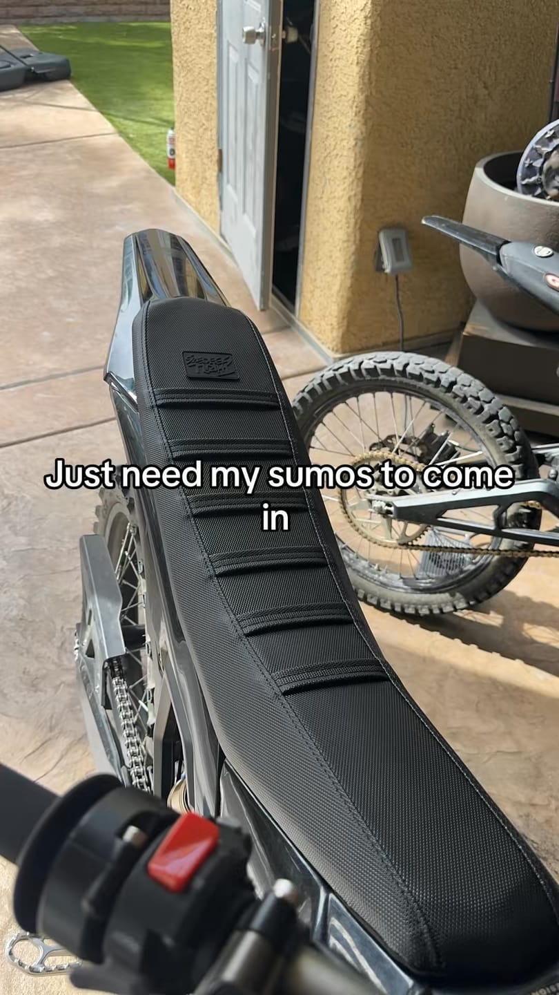 Customer photo review of Custom Seat Cover: Sur-Ron Ultra Bee