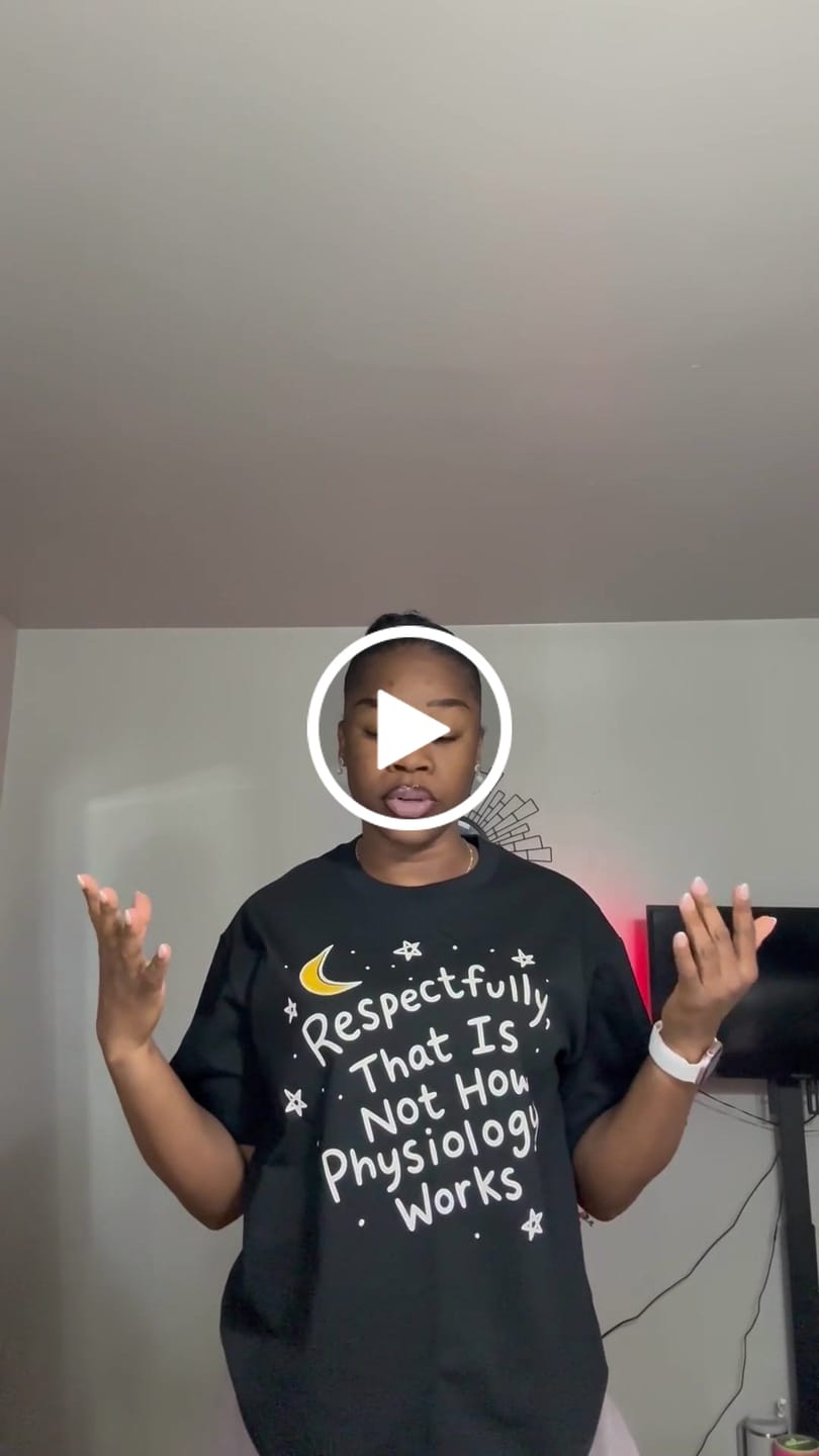 Customer video review of Respectfully, That Is Not How Physiology Works T-Shirt