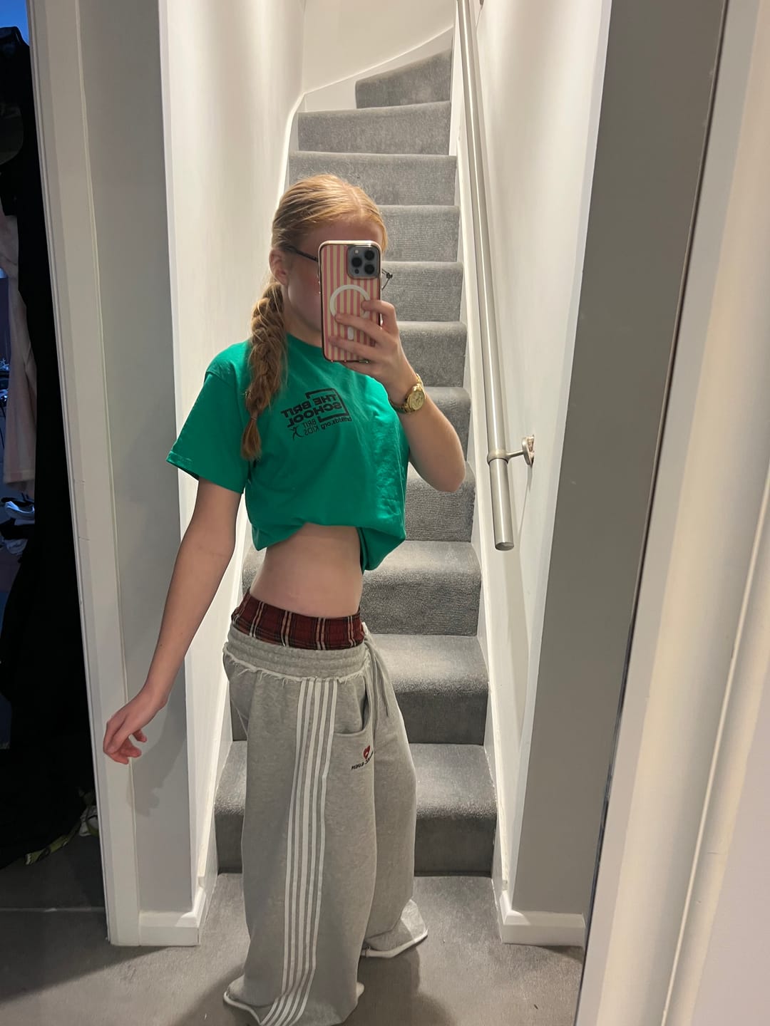 Customer photo review of Aelfric Eden Double Waist Baggy Sweatpants