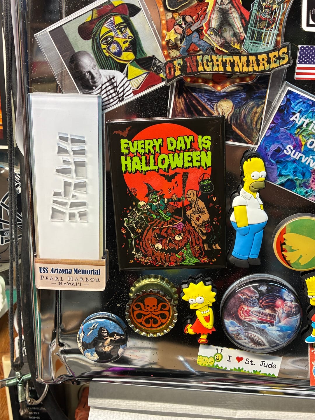 Customer photo review of LET'S GET WITCHY - FRIDGE MAGNET