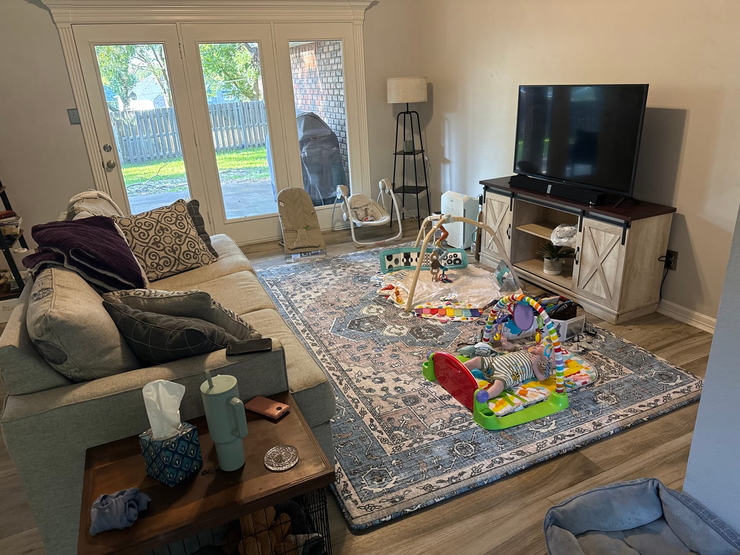 Customer photo review of Designer Relax Mat - 1.4" Thick Foam Base