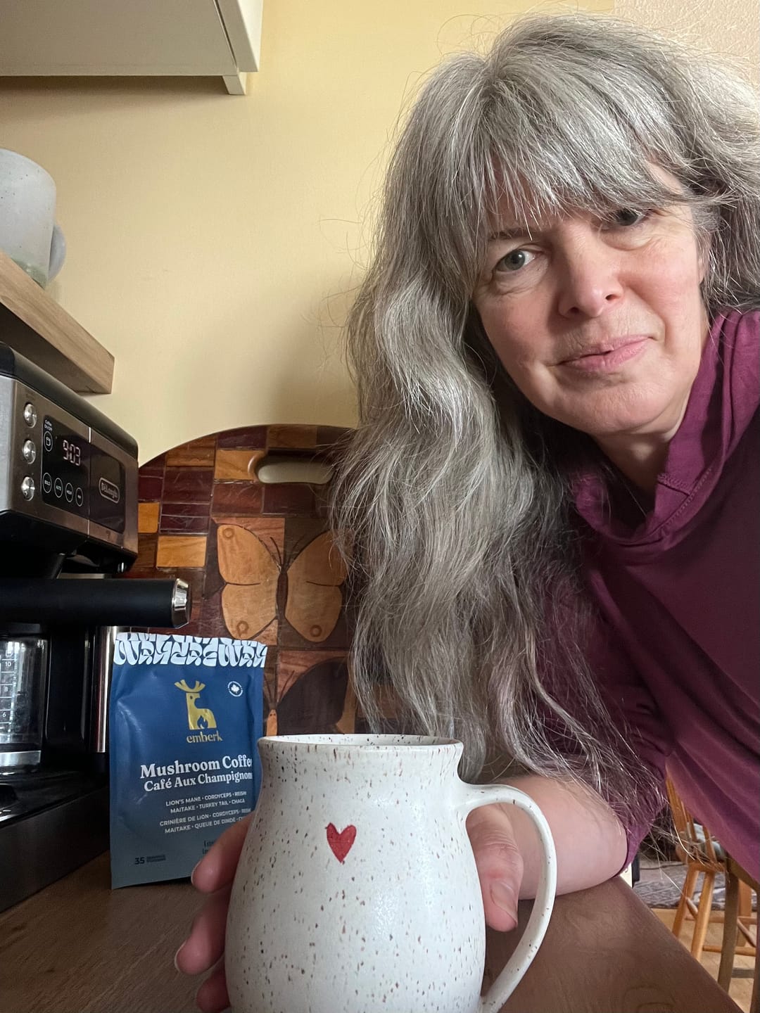 Customer photo review of Mushroom Coffee