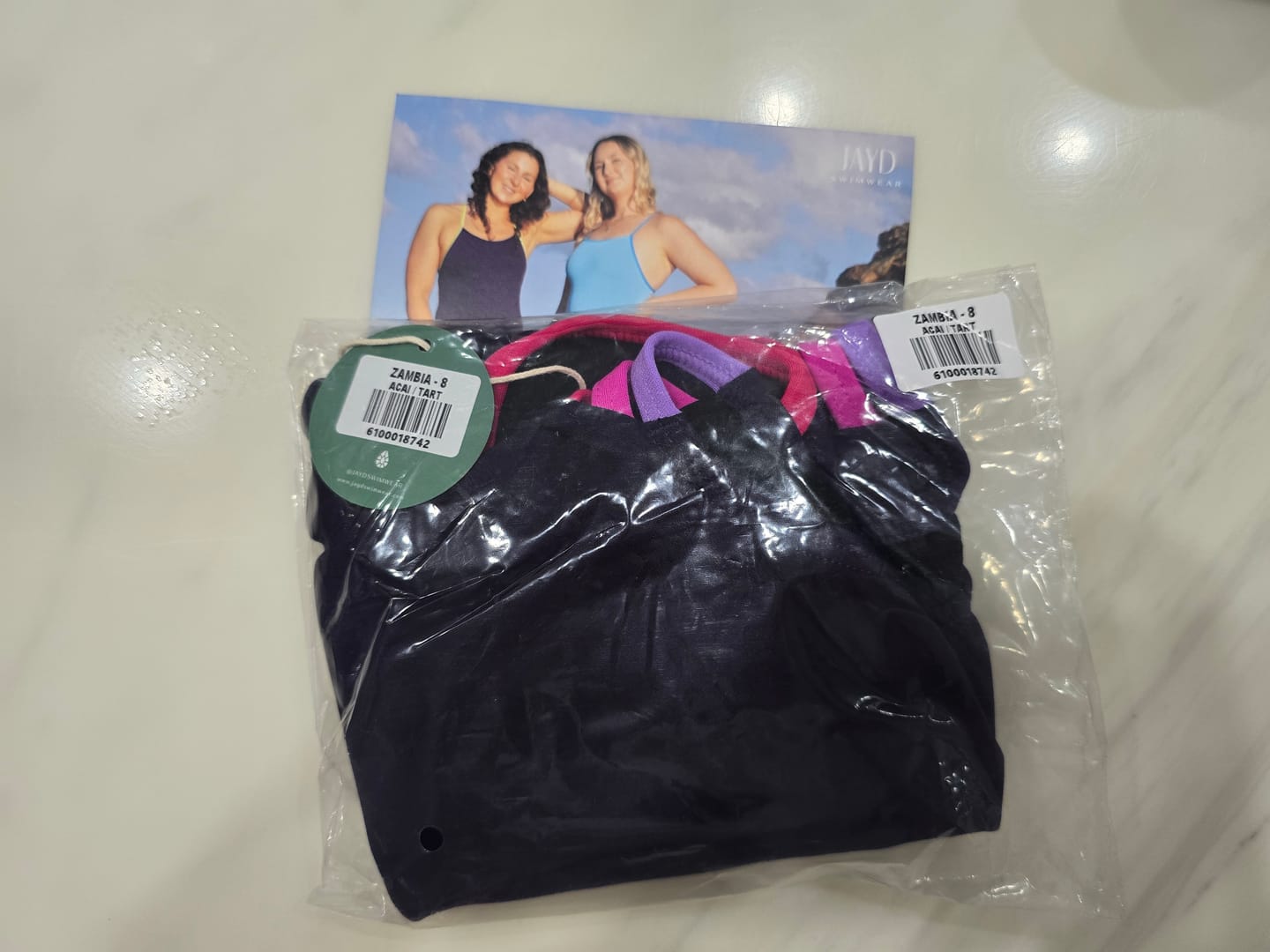 Customer photo review of ZAMBIA ONE PIECE - Acai|Tart