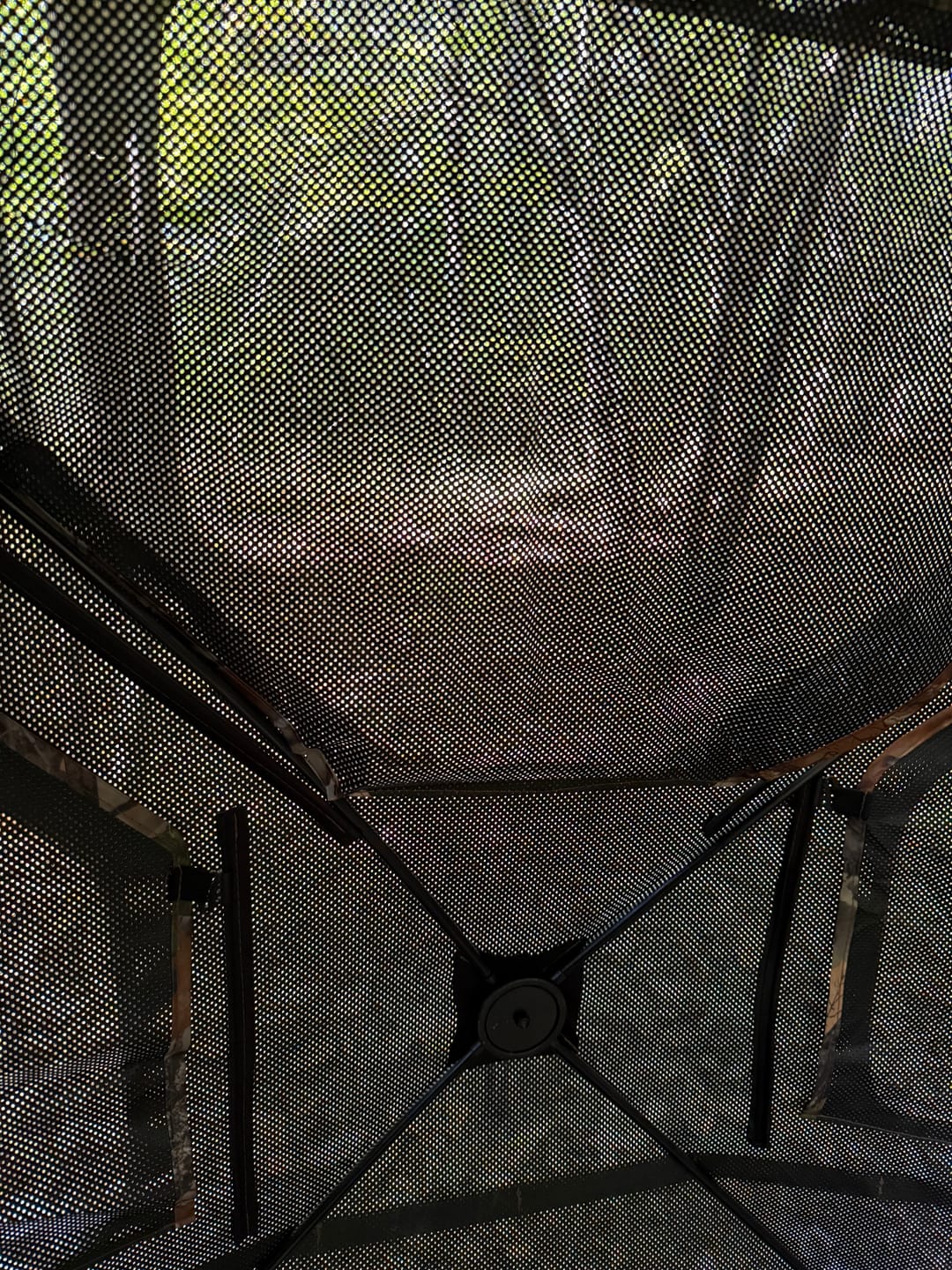 Customer photo review of FLASH SALE Vis360 See Through Silent 4 Full Panels Deer Hunting Blind