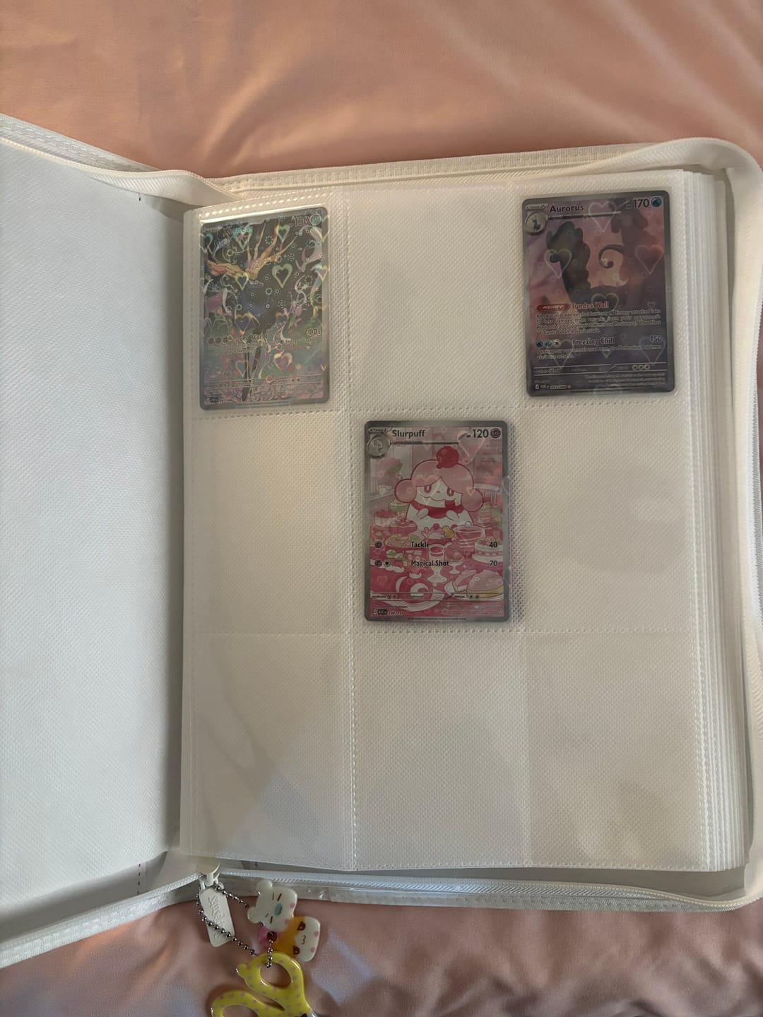 Customer photo review of AXIS-02 4/9/12-Pocket White Trading Card Binder