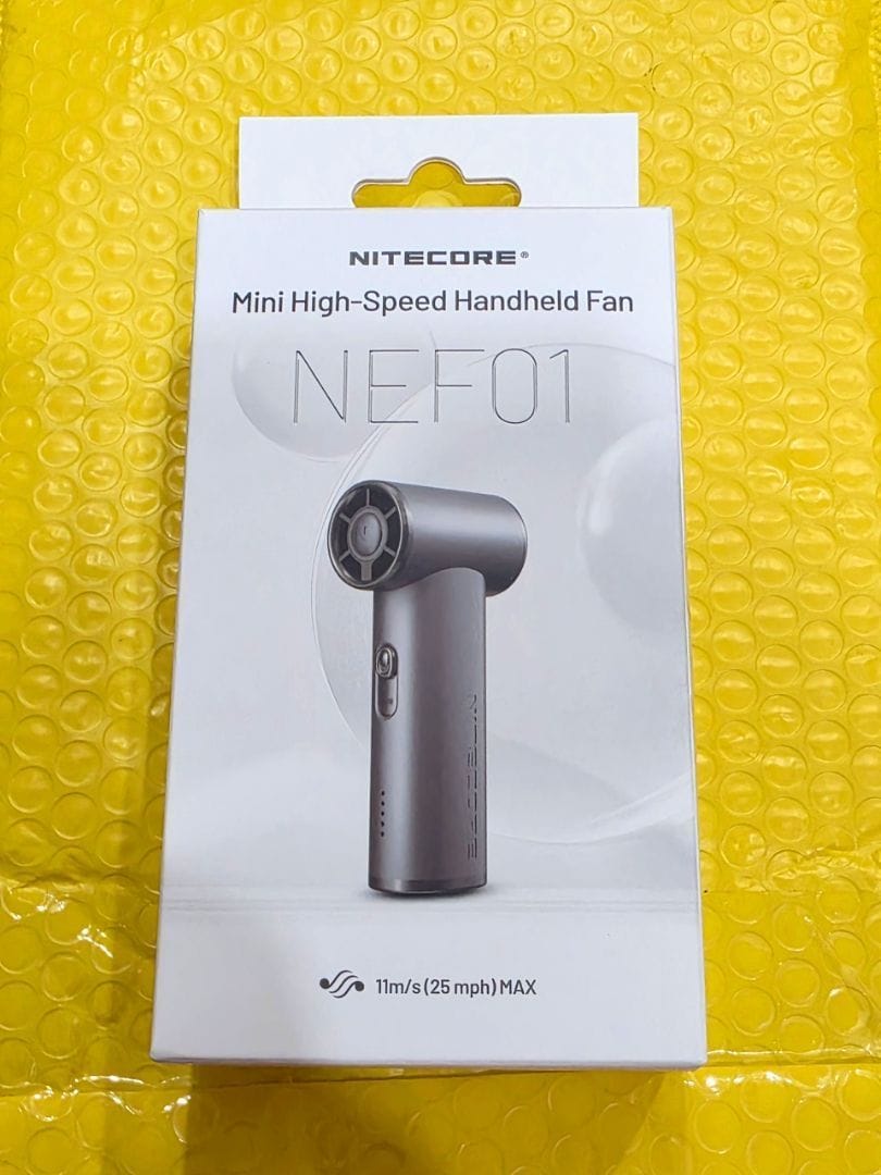 Customer photo review of NEF01 - Mini High-Speed Handheld Fan (4,000mAh)