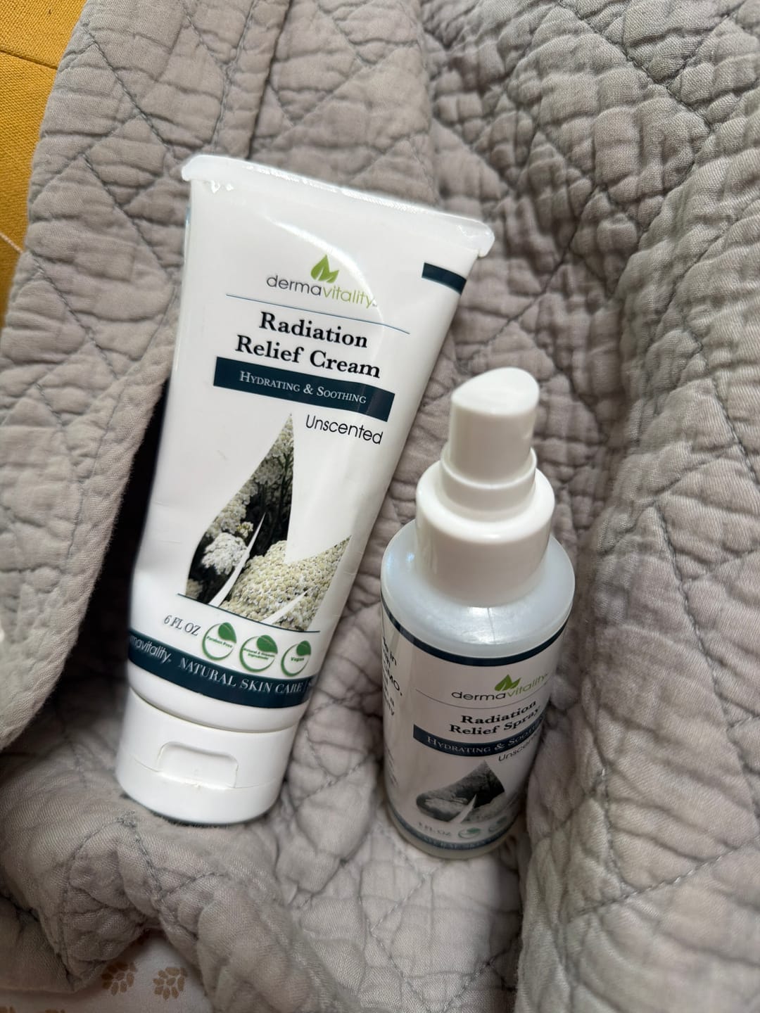 Customer photo review of Calendula Spray & Cream for Radiation Therapy Patients