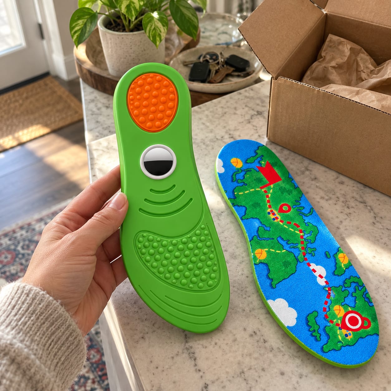 Customer photo review of Tracker Insole