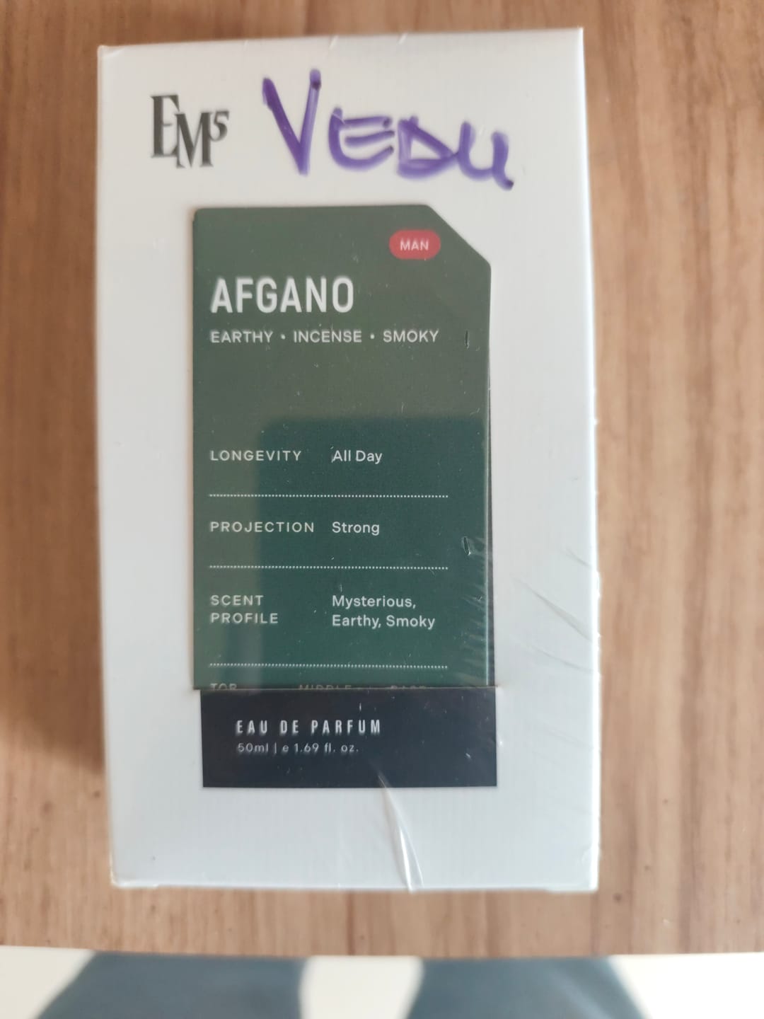 Customer photo review of Afgano | Eau De Parfum
