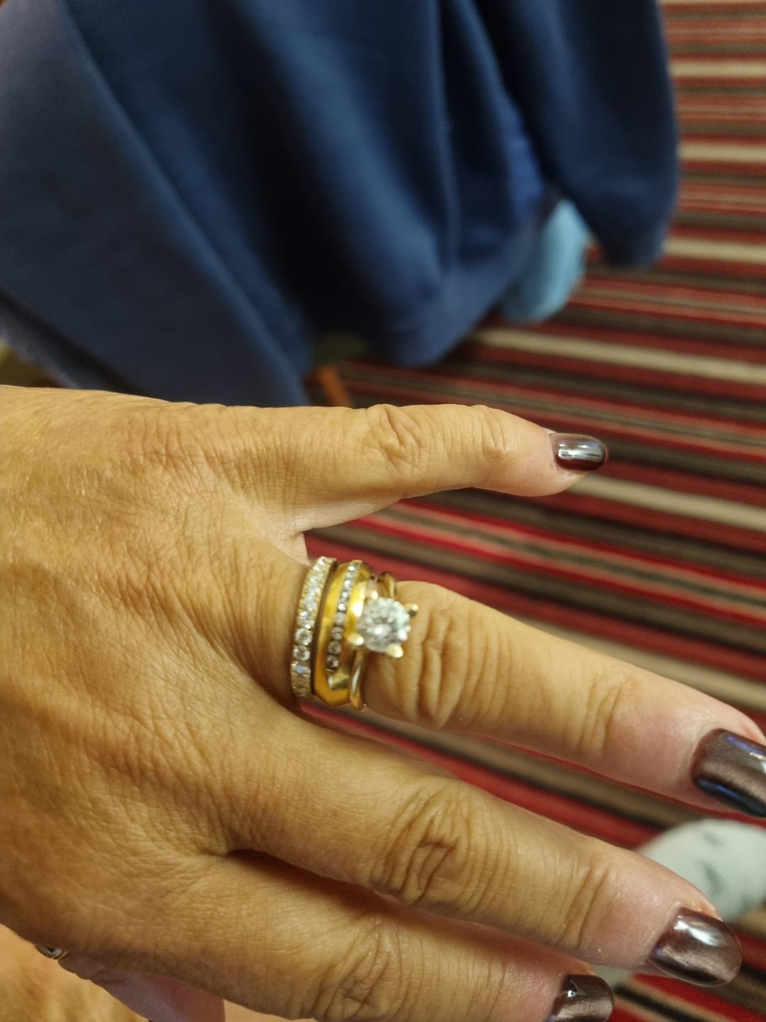 Customer photo review of Eternity Band Ring