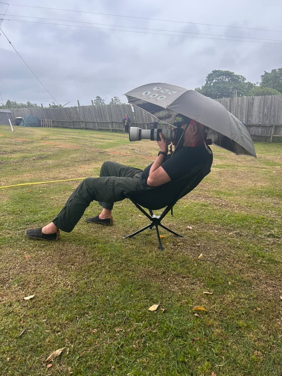 Customer photo review of Lumeo QuickFold 360 Camp Chair