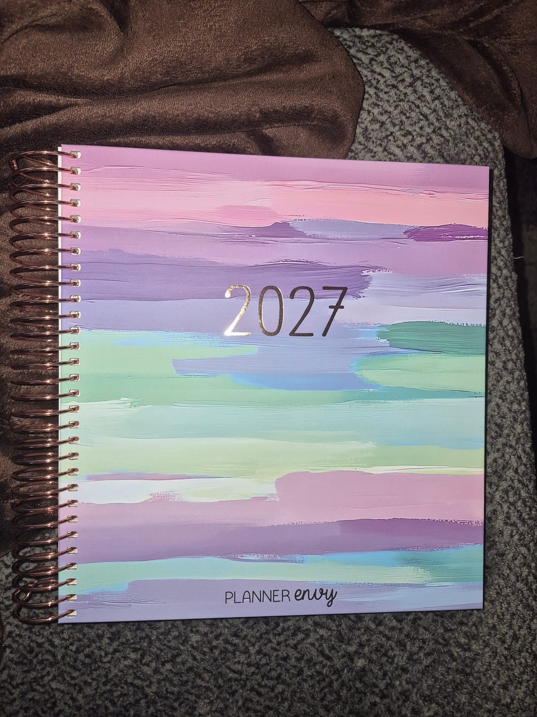 Customer photo review of 2027 Planner - Horizontal Layout, Spiral Bound - "Serene" (#101)