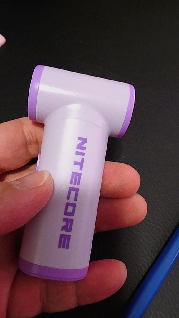 Customer photo review of NEF Nano - Palm-Sized High-Speed Handheld Fan