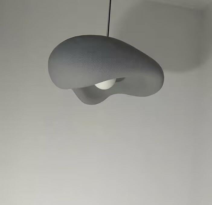 Customer photo review of Wabi Sabi Pendant Light, Polystyrene and Metal, 60 cm Wide
