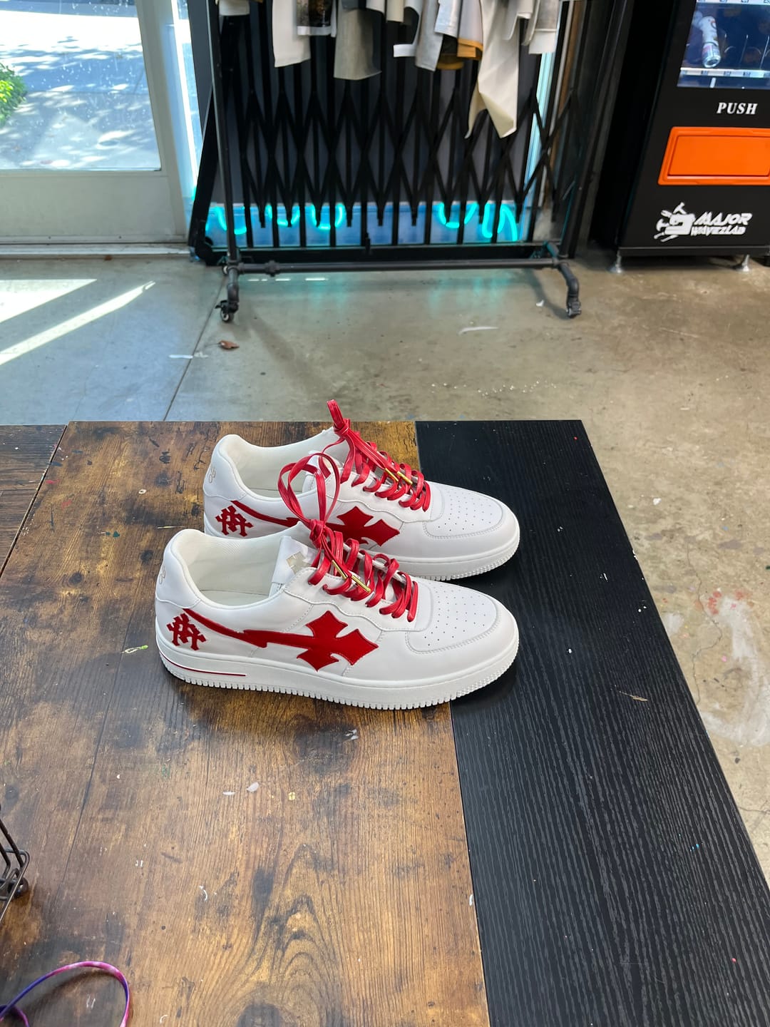 Customer photo review of Fear Not Sneakers