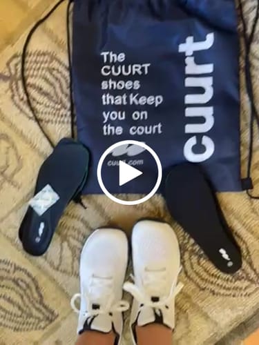 Customer video review of CUURT Muuv - Wide Toe Box Court Shoes (Unisex) - BOGO