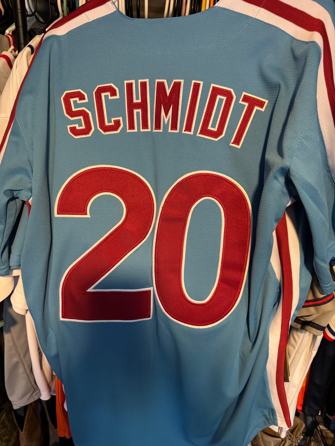 Customer photo review of Mike Schmidt Philadelphia Phillies 20 Jersey
