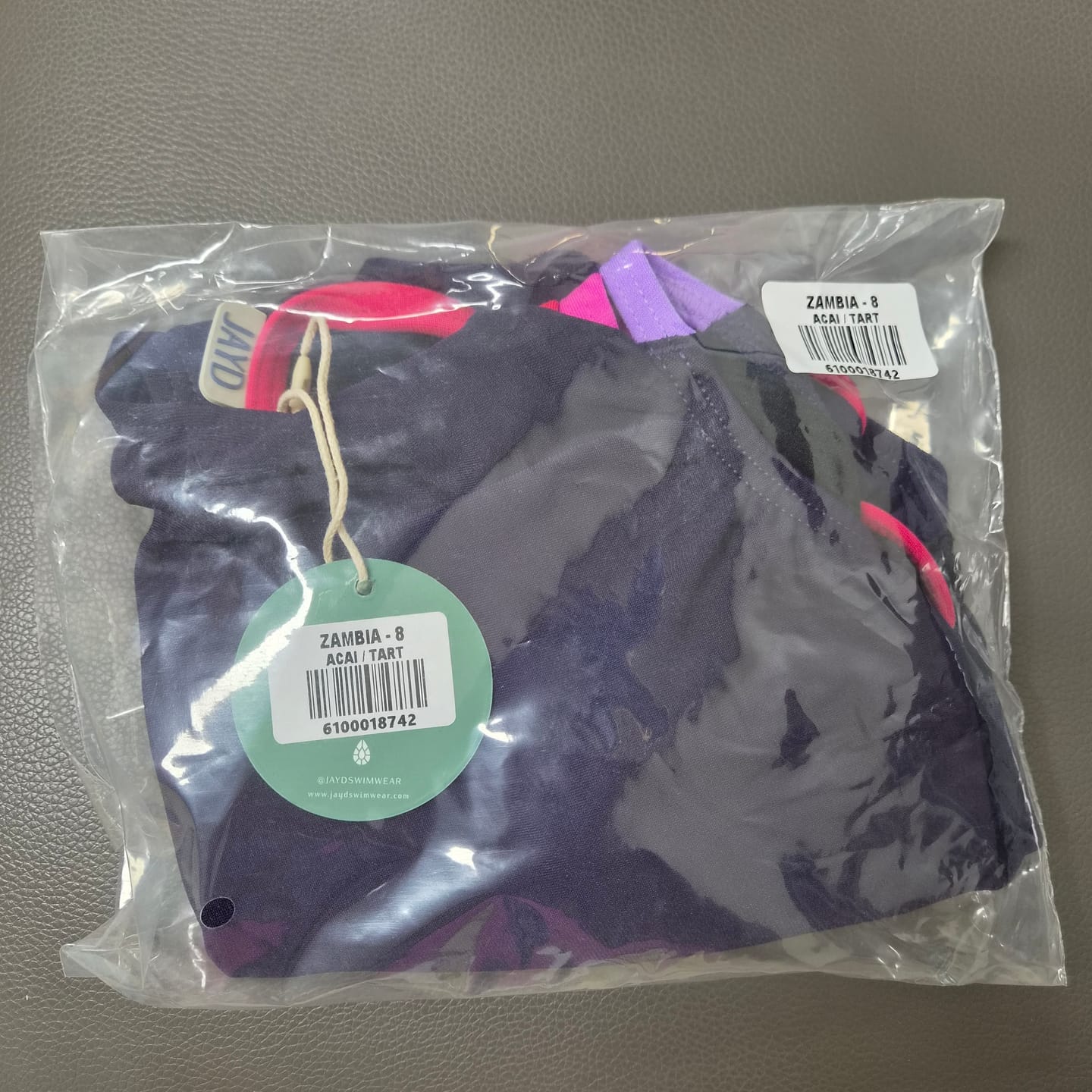 Customer photo review of ZAMBIA ONE PIECE - Acai|Tart