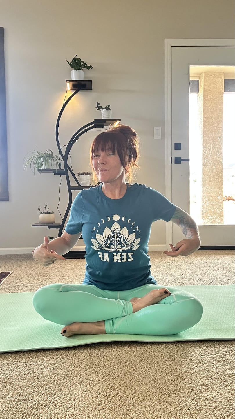 Customer photo review of Zen AF T-shirt