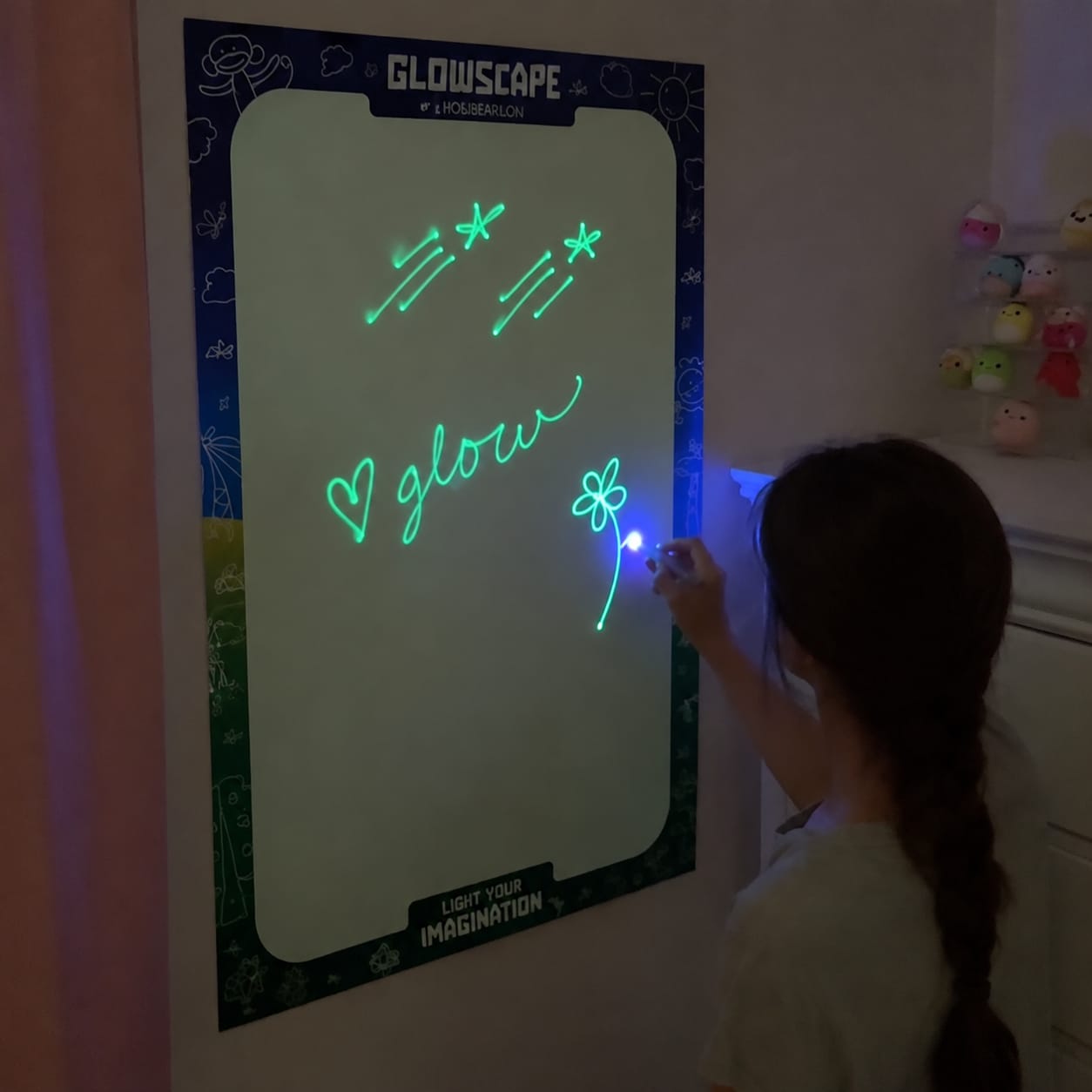 Customer photo review of GlowScape™ Drawing Kit
