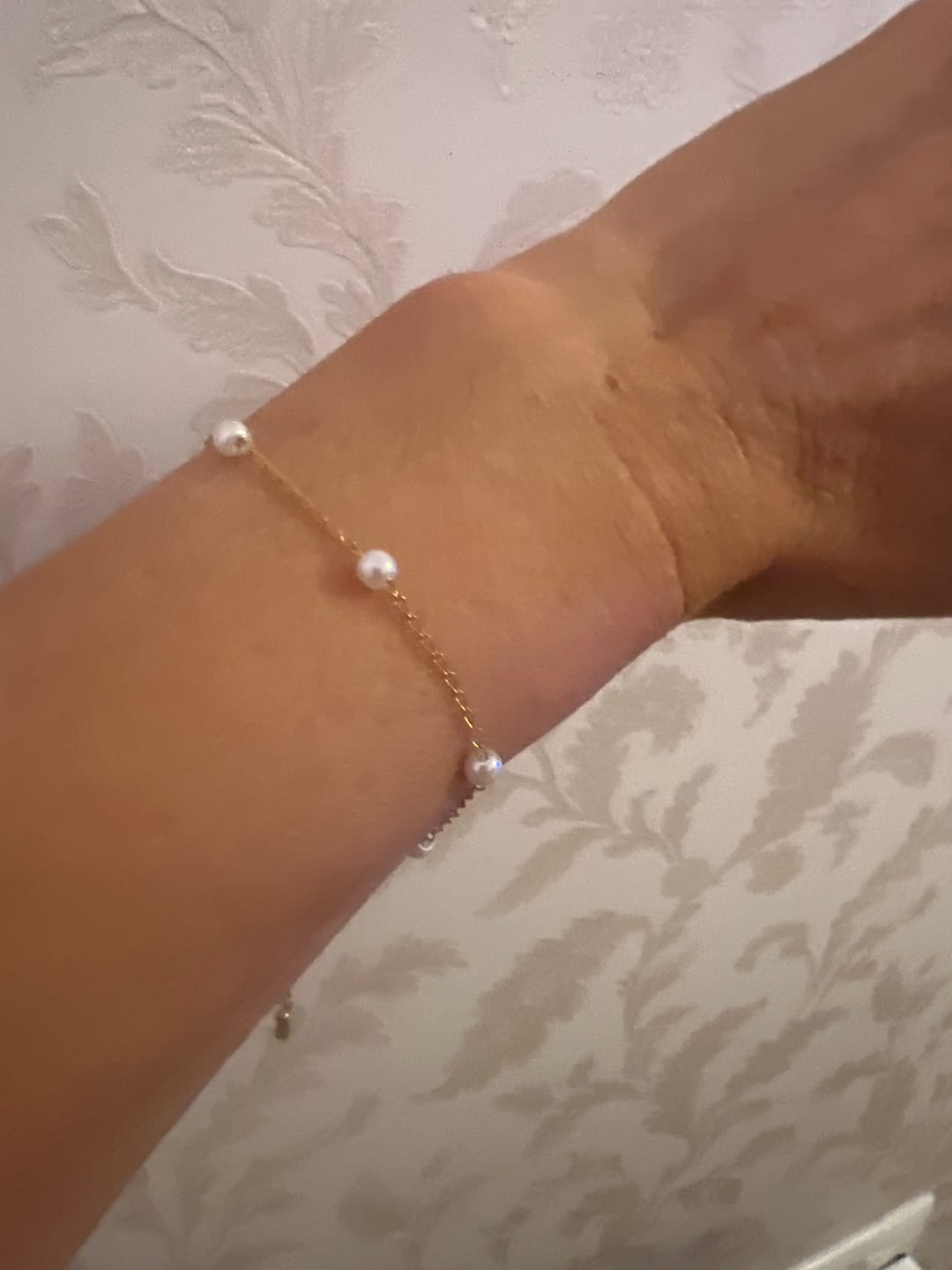 Customer photo review of Nura Freshwater Pearl Bracelet