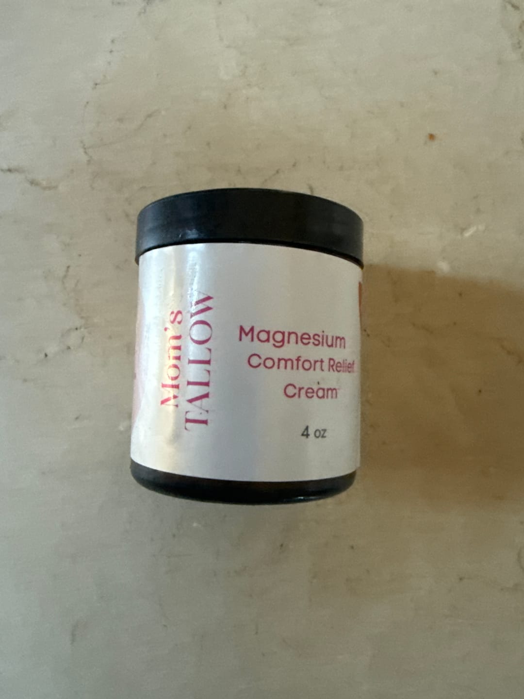 Customer photo review of Magnesium Comfort Relief Cream