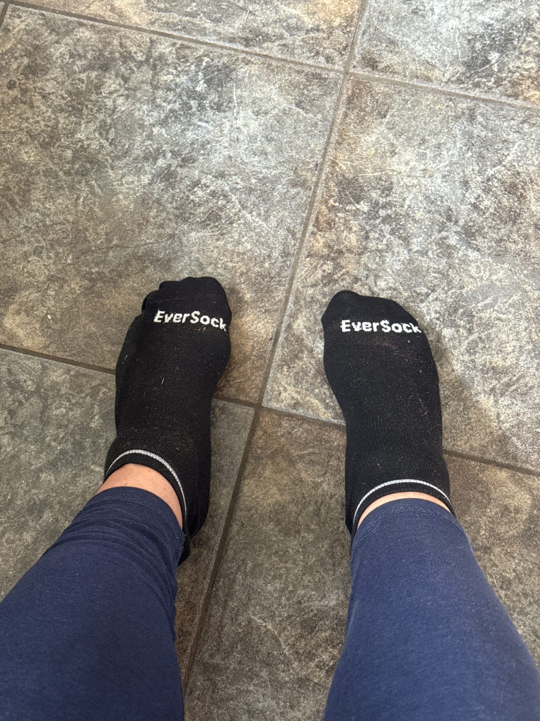 Customer photo review of EverSock™ Bamboo Ankle Compression Socks