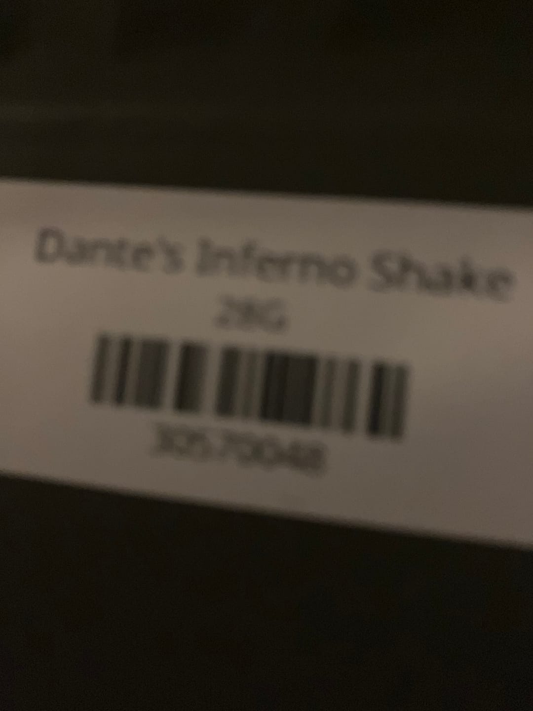 Customer photo review of Dante's Inferno Shake