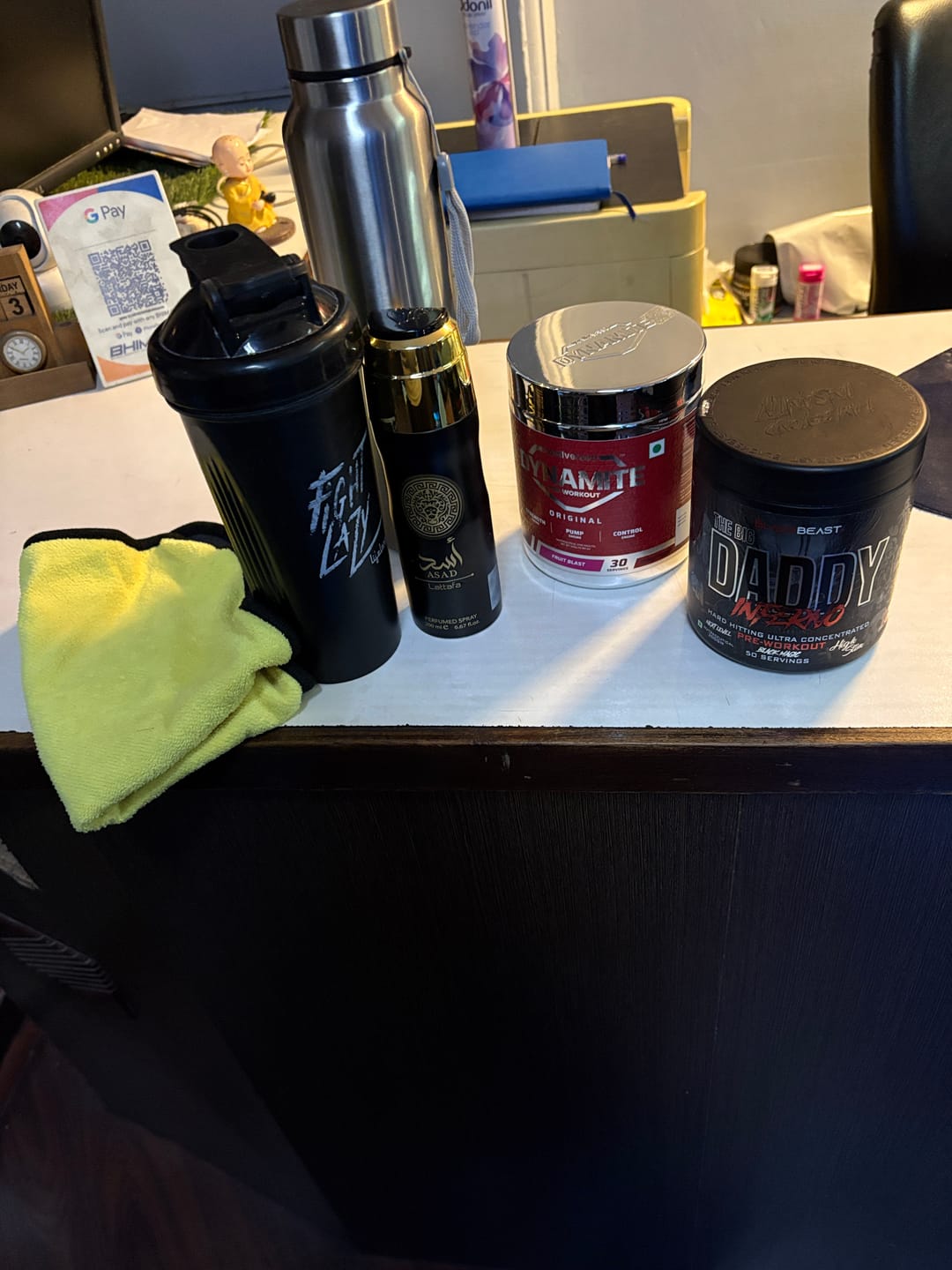 Customer photo review of Dynamite Pre-Workout (420g, 30 Servings) | Fruit Blast
