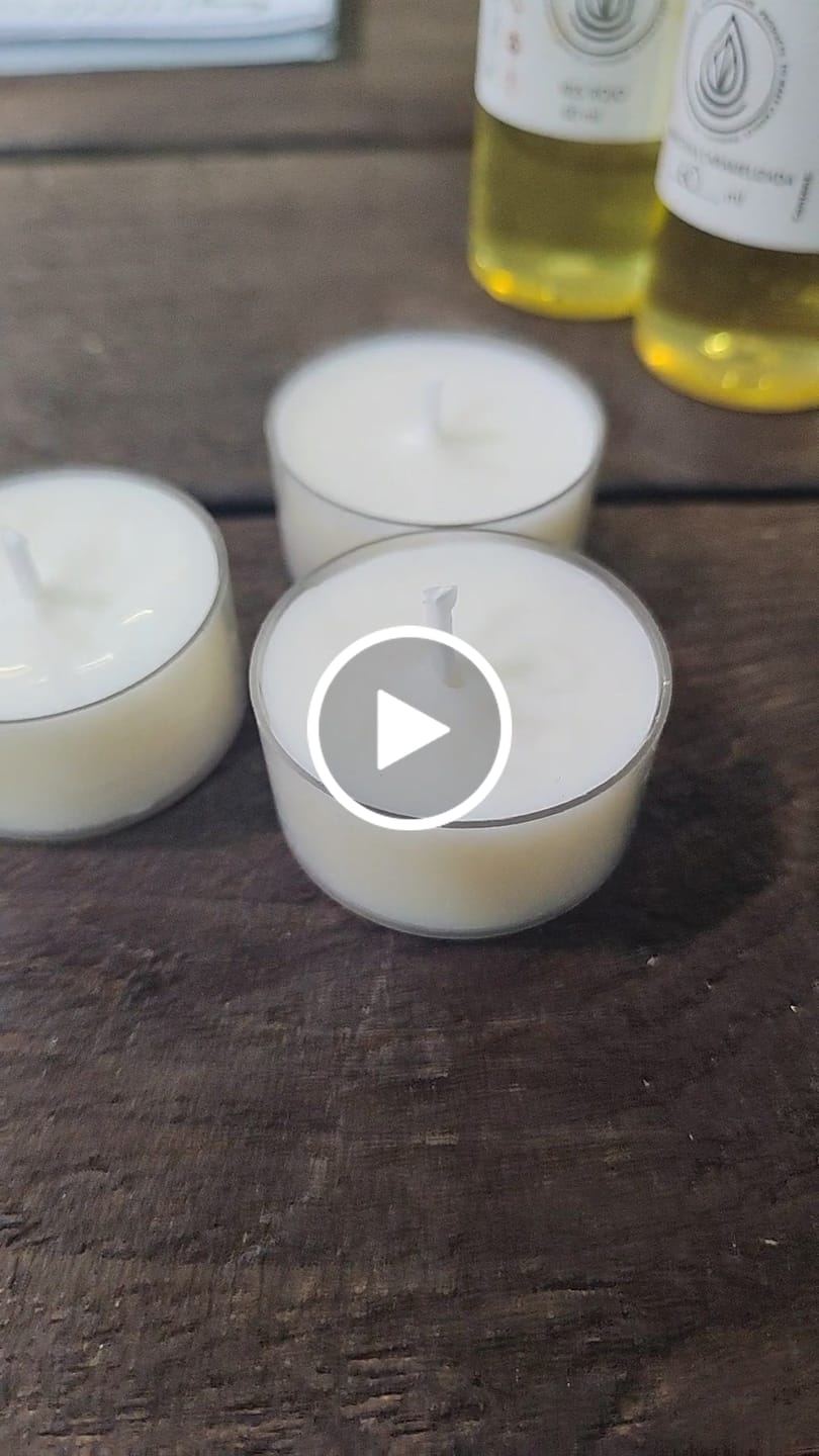 Customer video review of ENVASES PARA VELAS DE TÉ